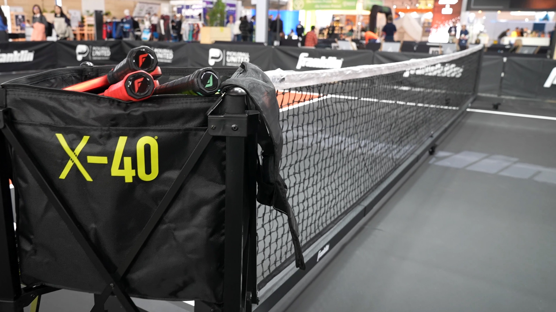 Mobiler Pickleball Rollcourt sofort spielfertig