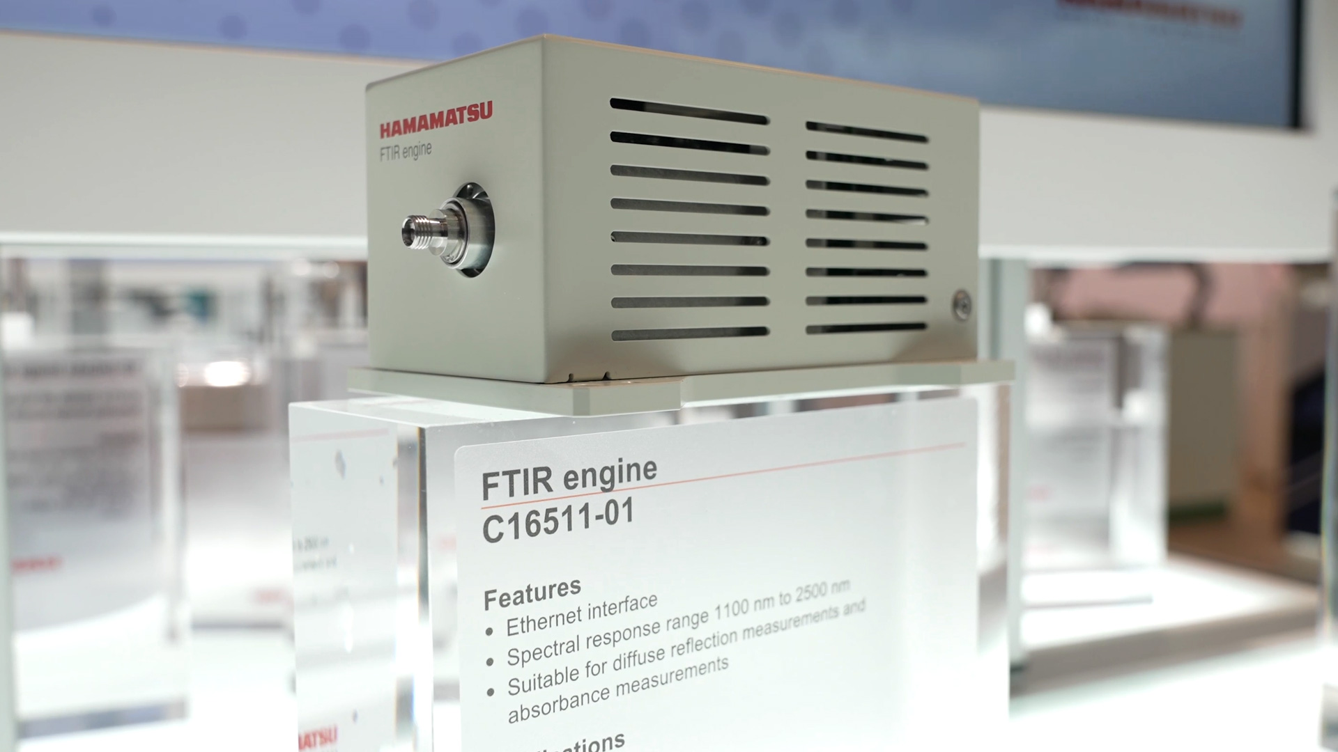 Hamamtsu FTIR engine Messen im Infrarotbereich