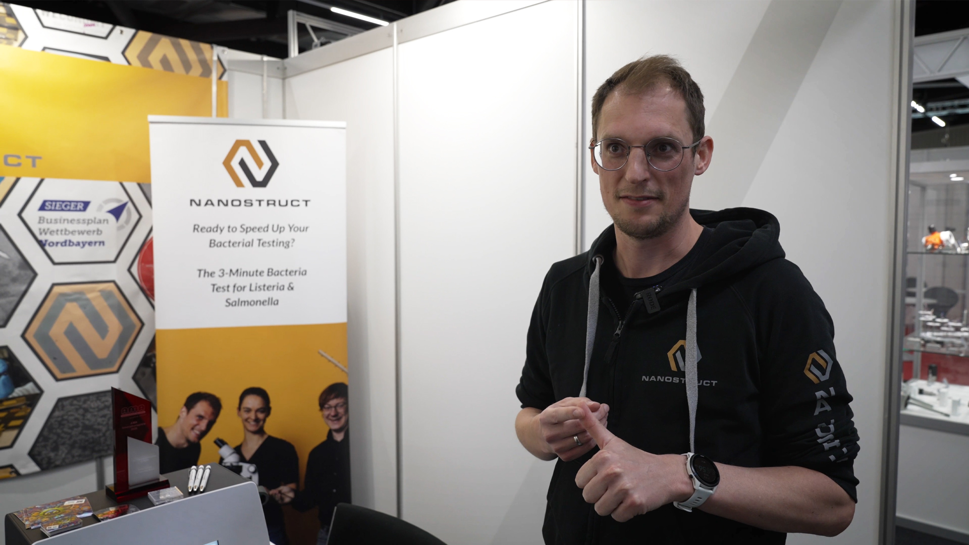 Interview innovativer Bakterien Schnelltest Kai Leibfried NanoStruct