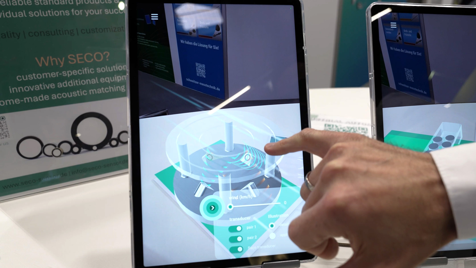 Seco Sensor Ultraschallwandler Medizin und Industrie