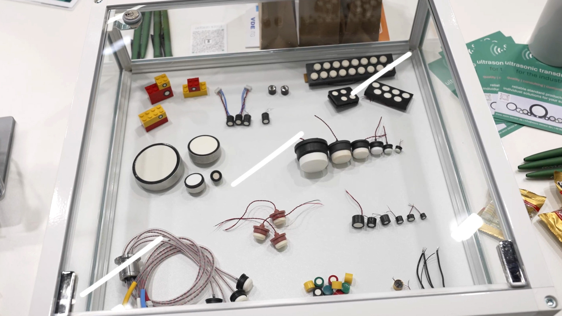 Signal Ultraschallwander sehr gut definiert durch praezise Materialauswahl fuer Sensorik