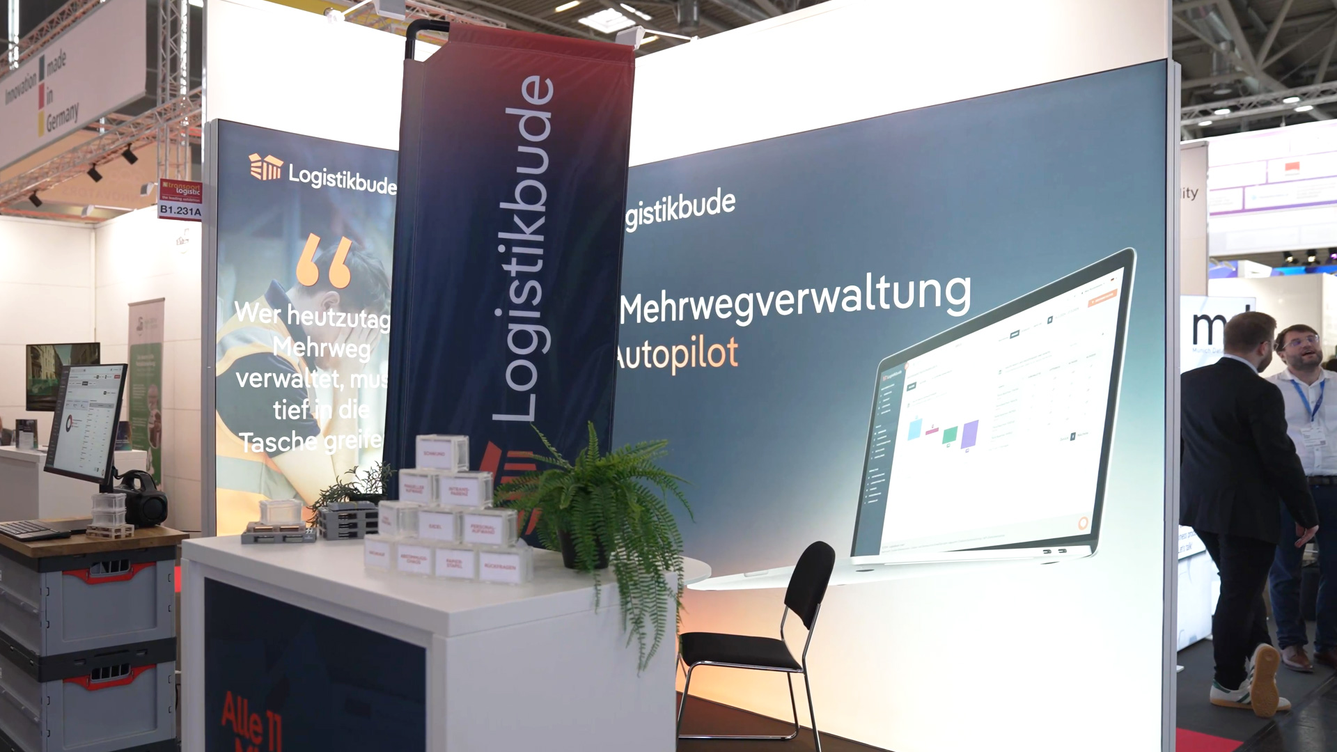 Logistikbude auf der transport logistic Messe in Muenchen