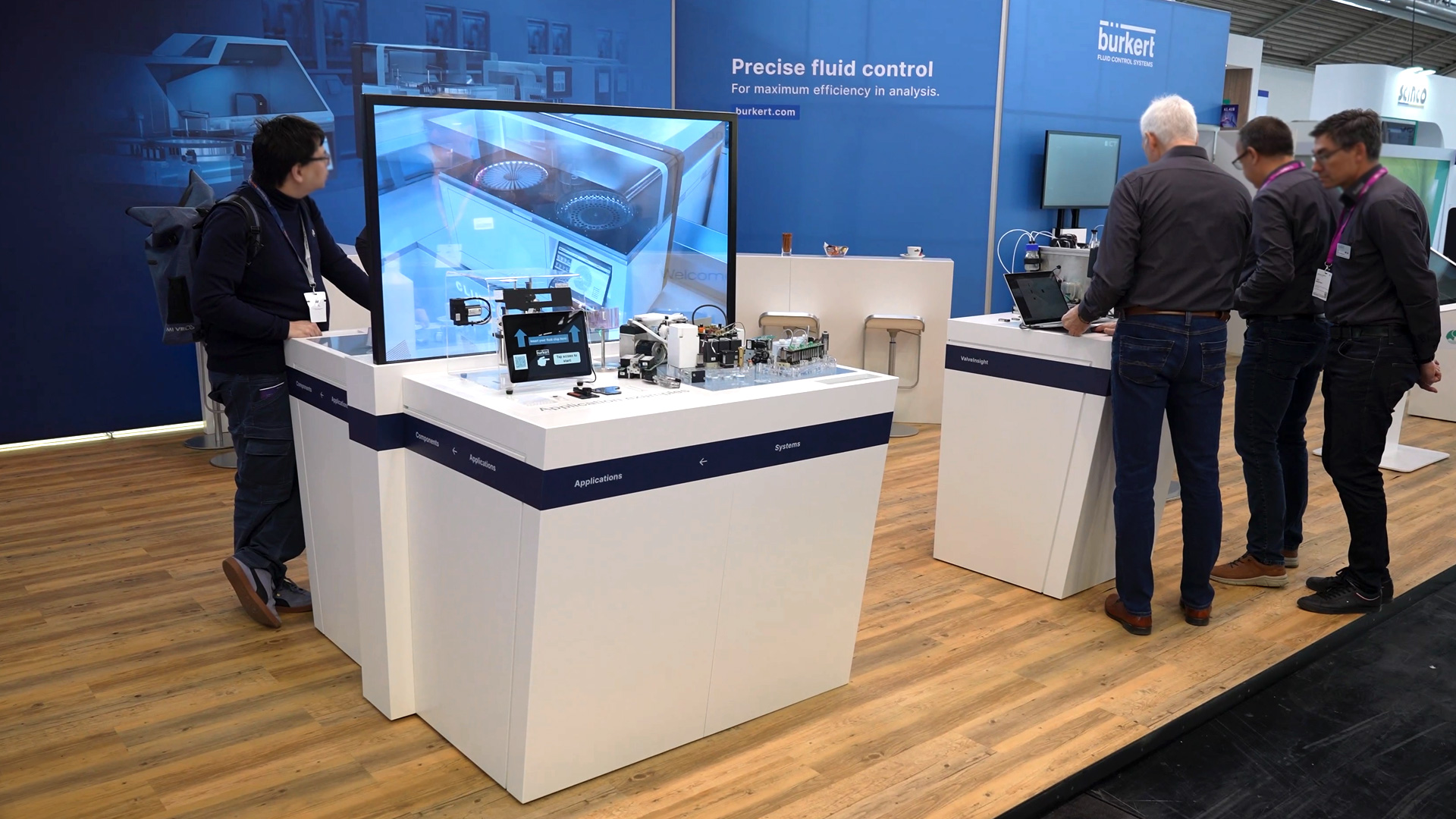 Bürkert neues PCR Gerät auf der Analytica München