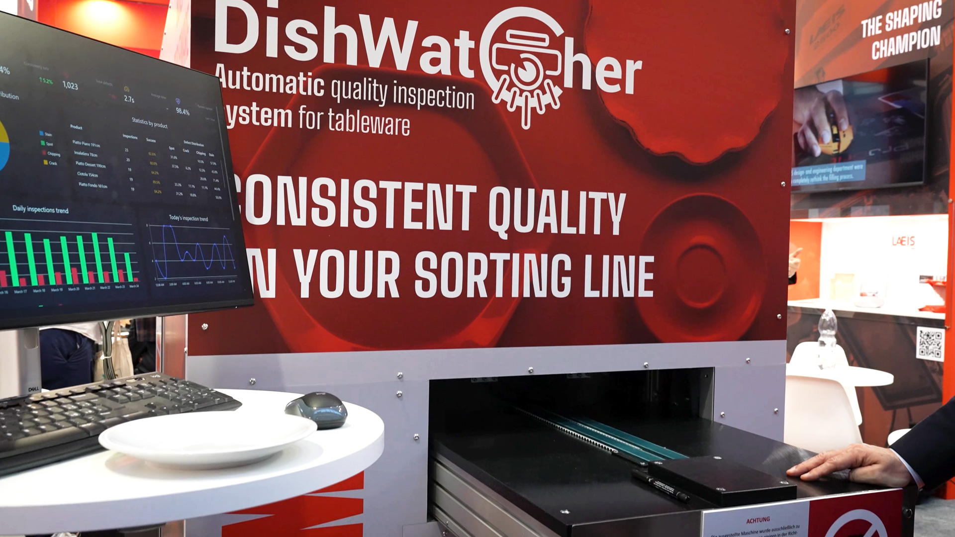 Dish Watcher automatisierte Qualitätskontrolle in der Keramik