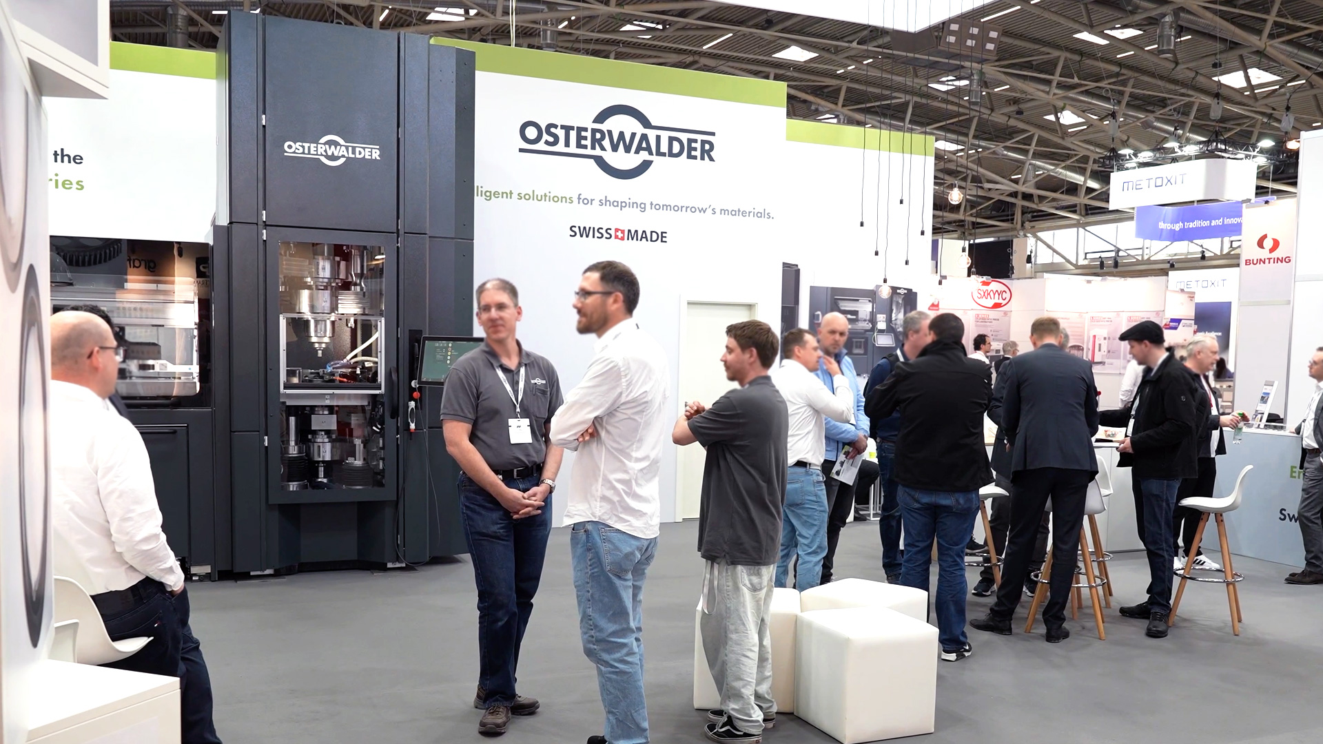 Osterwalder Pulverpressen auf der Ceramitec München