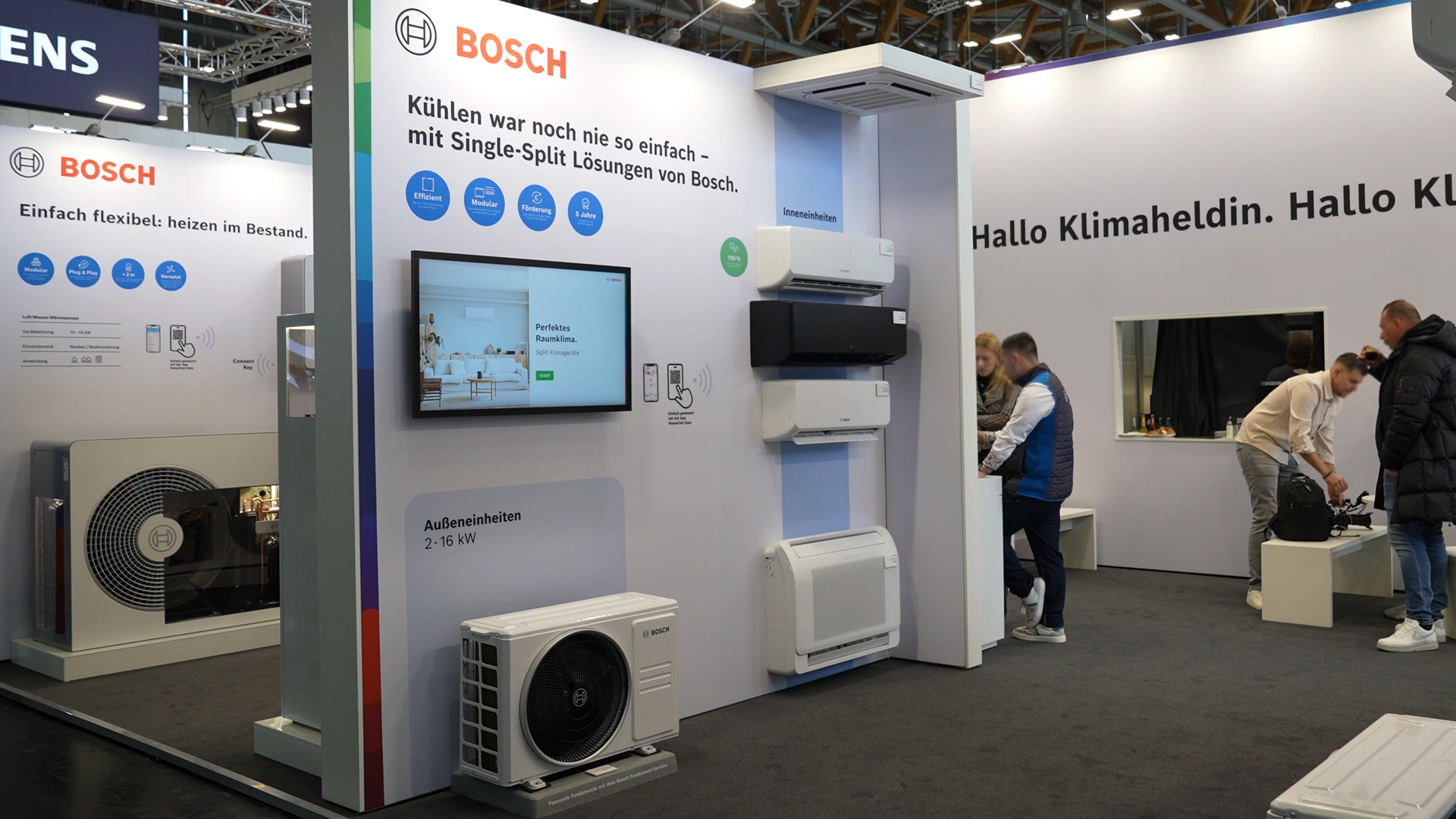 Bosch Klimaanlagen auf der Messe Chillventa