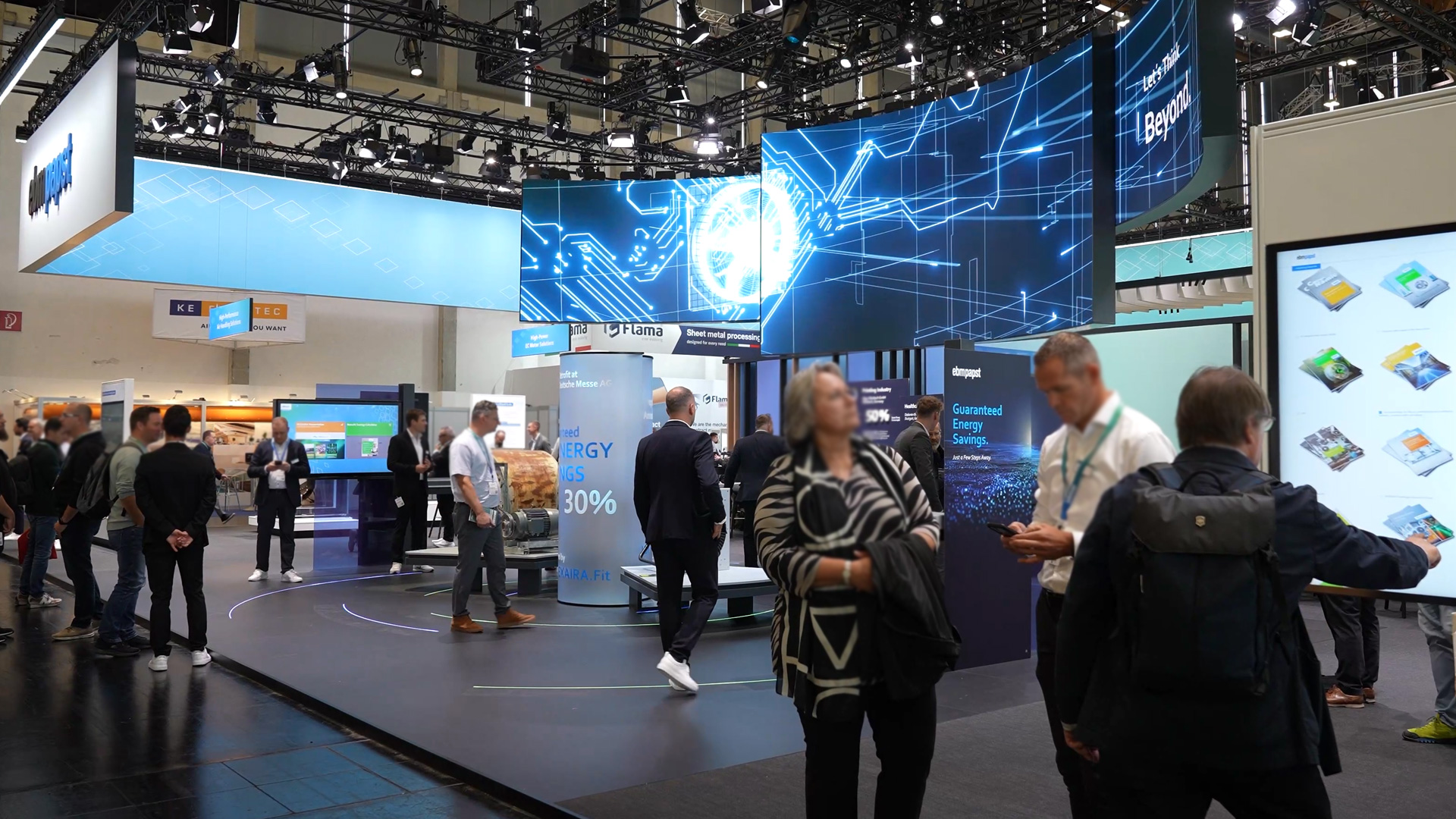 EBM-Papst Energiespargarantie Messe Chillventa