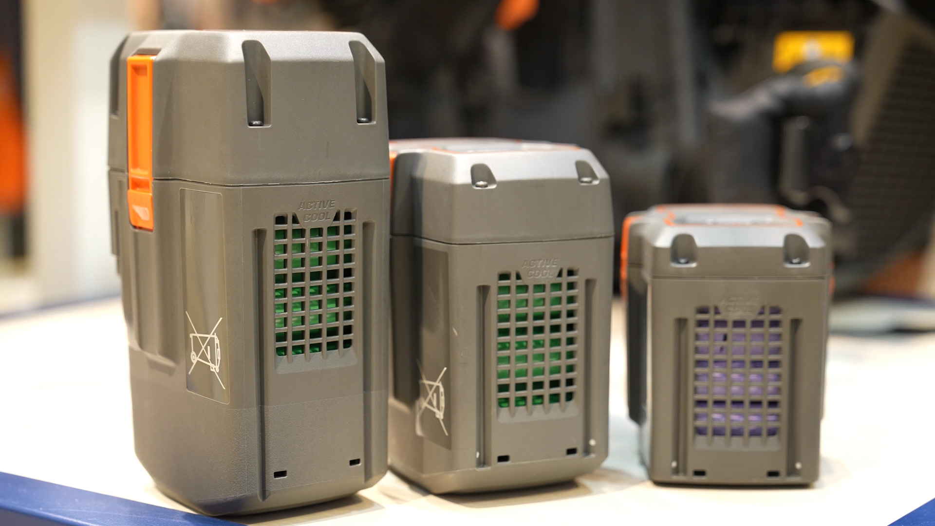 Husqvarna 540 Akku kühlt die Lithium-Ionen-Zellen