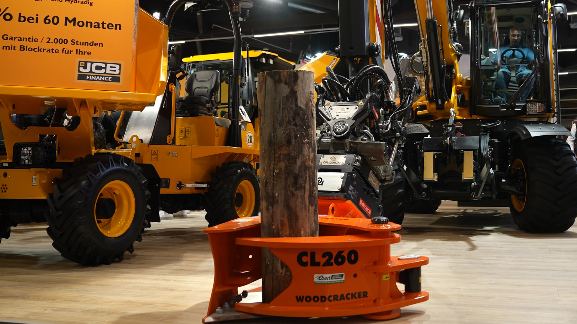 Hydradig bietet freie Sicht auf alle vier Räder