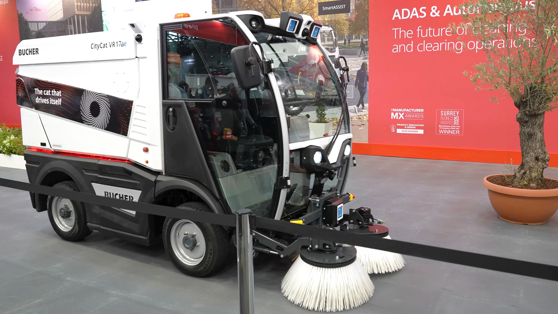 Bucher Municipal Weiterentwicklung autonome CityCat VR17e