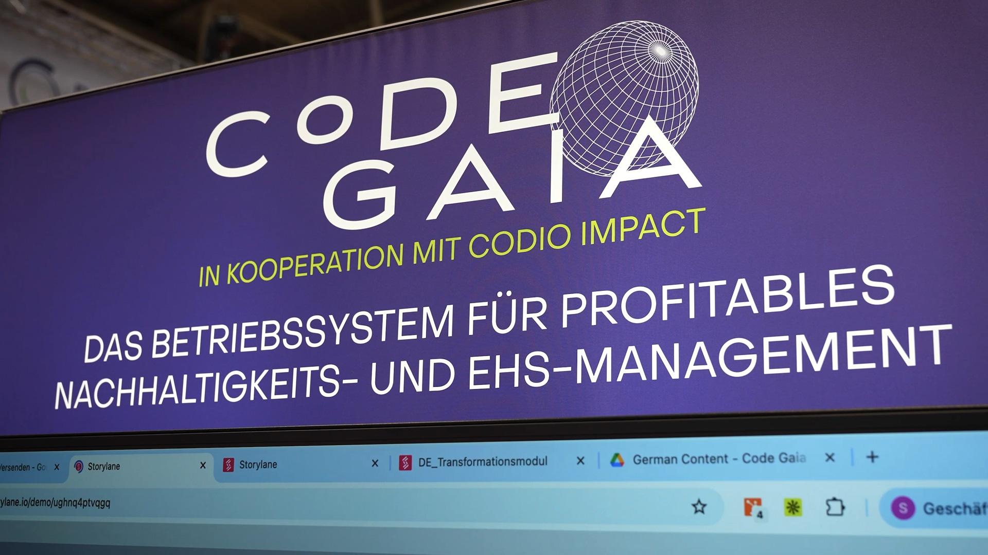 Code Gaia ESG Software für Produktdaten und Compliance