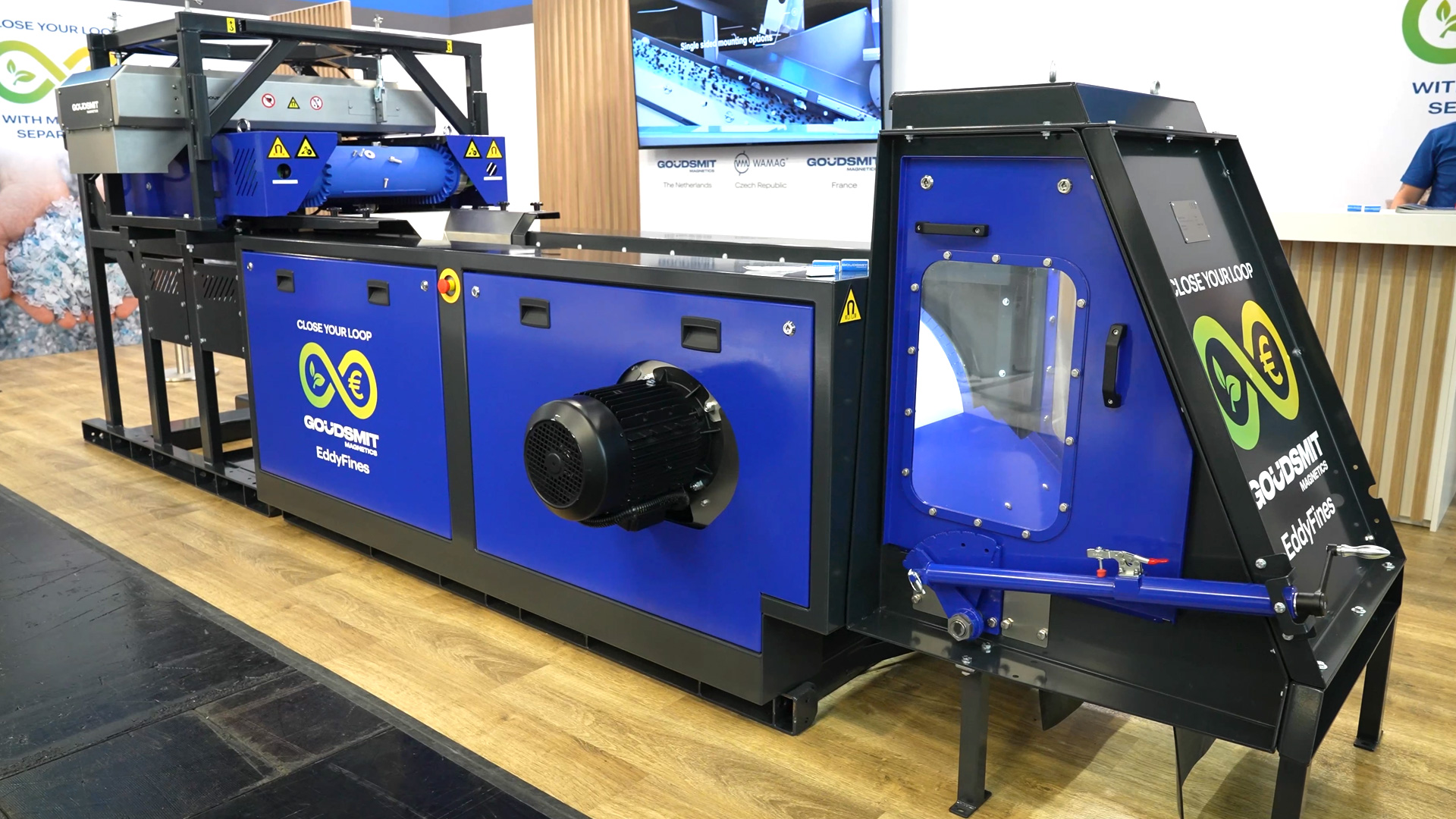 Eddy Current Separator trennt Aluminium und Kupfer