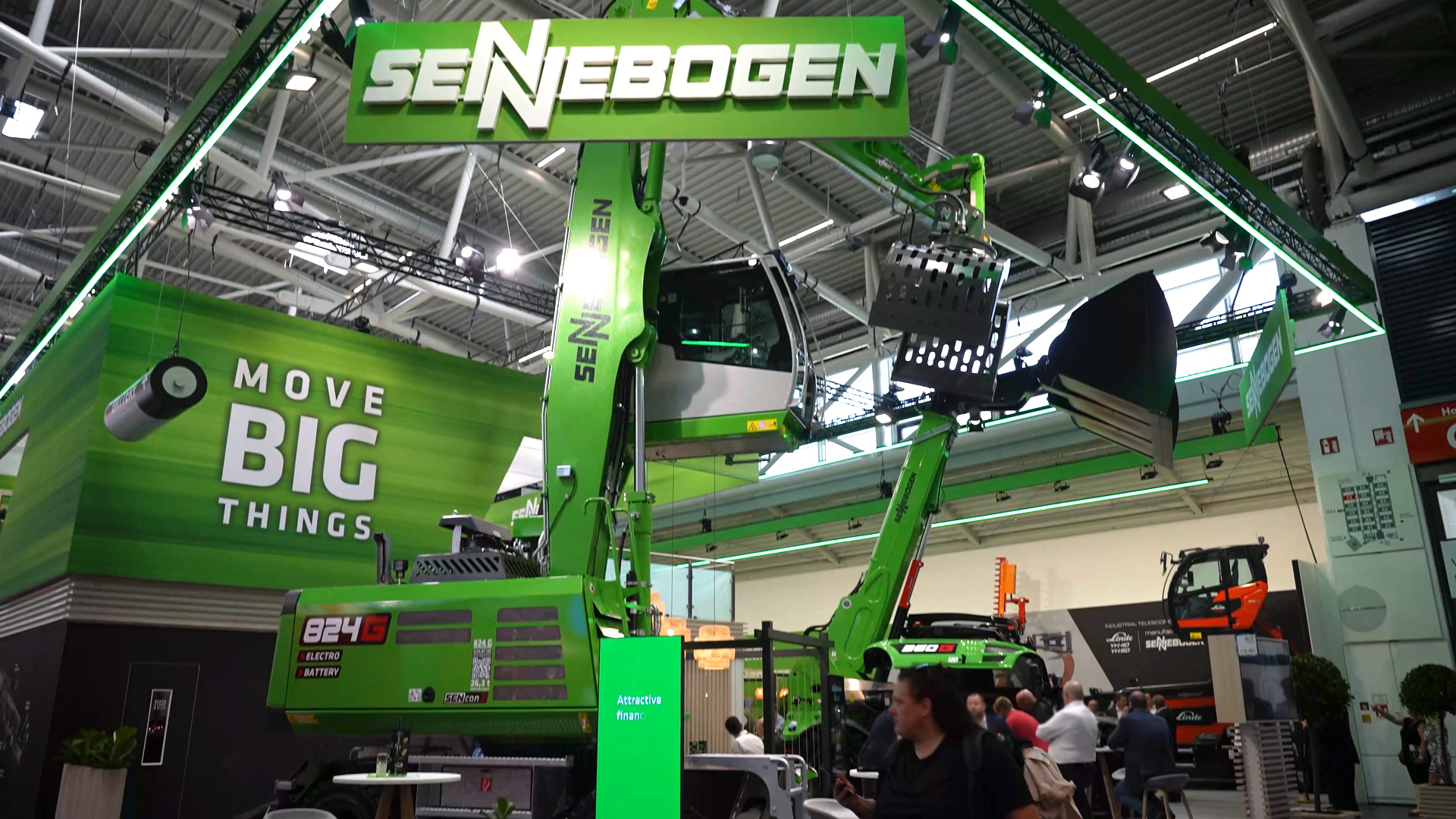 Sennebogen auf der Ifat Munich