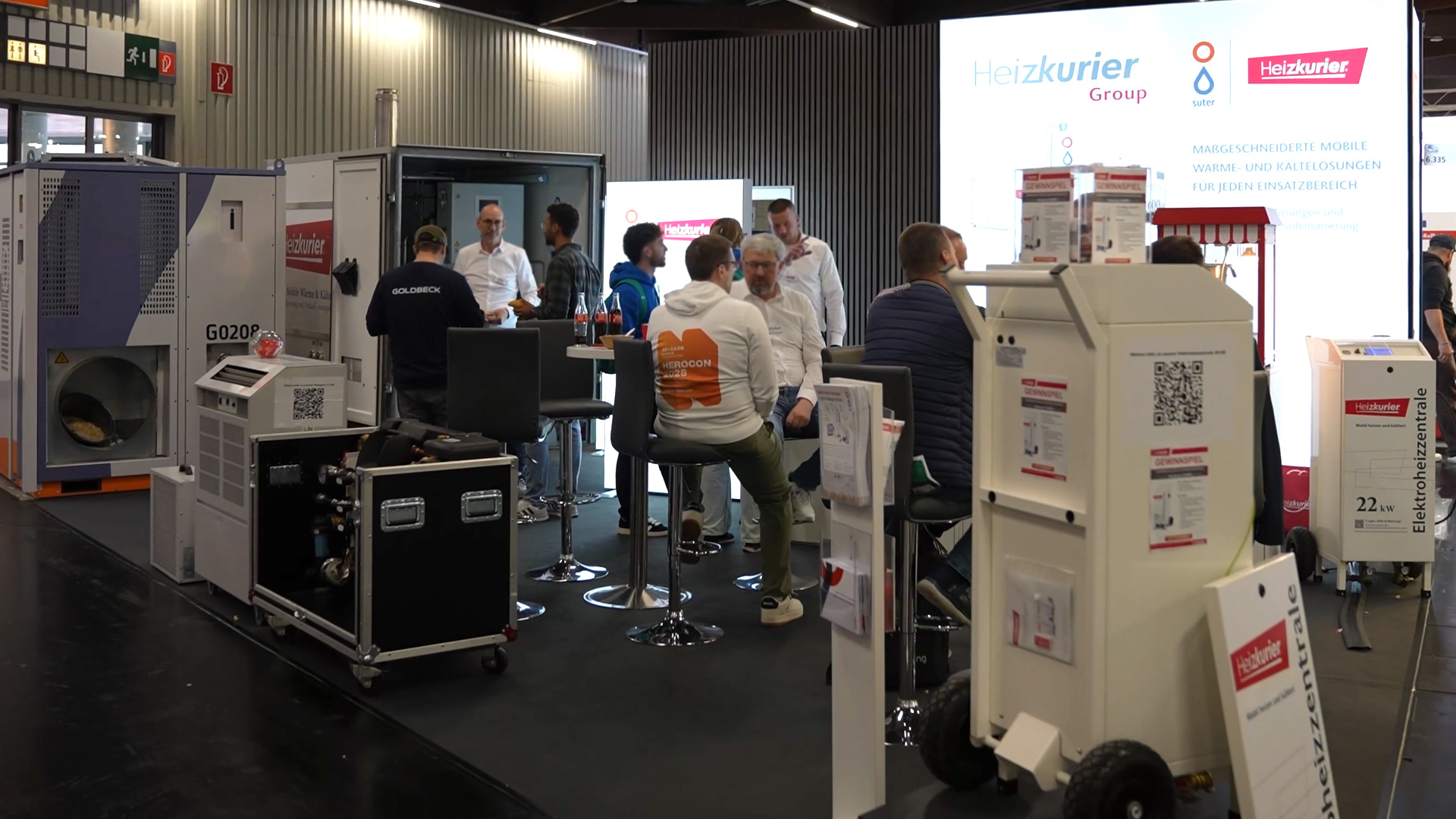 Heizkurier flexible Wärmeversorung auf der IFH Intherm Nürnberg