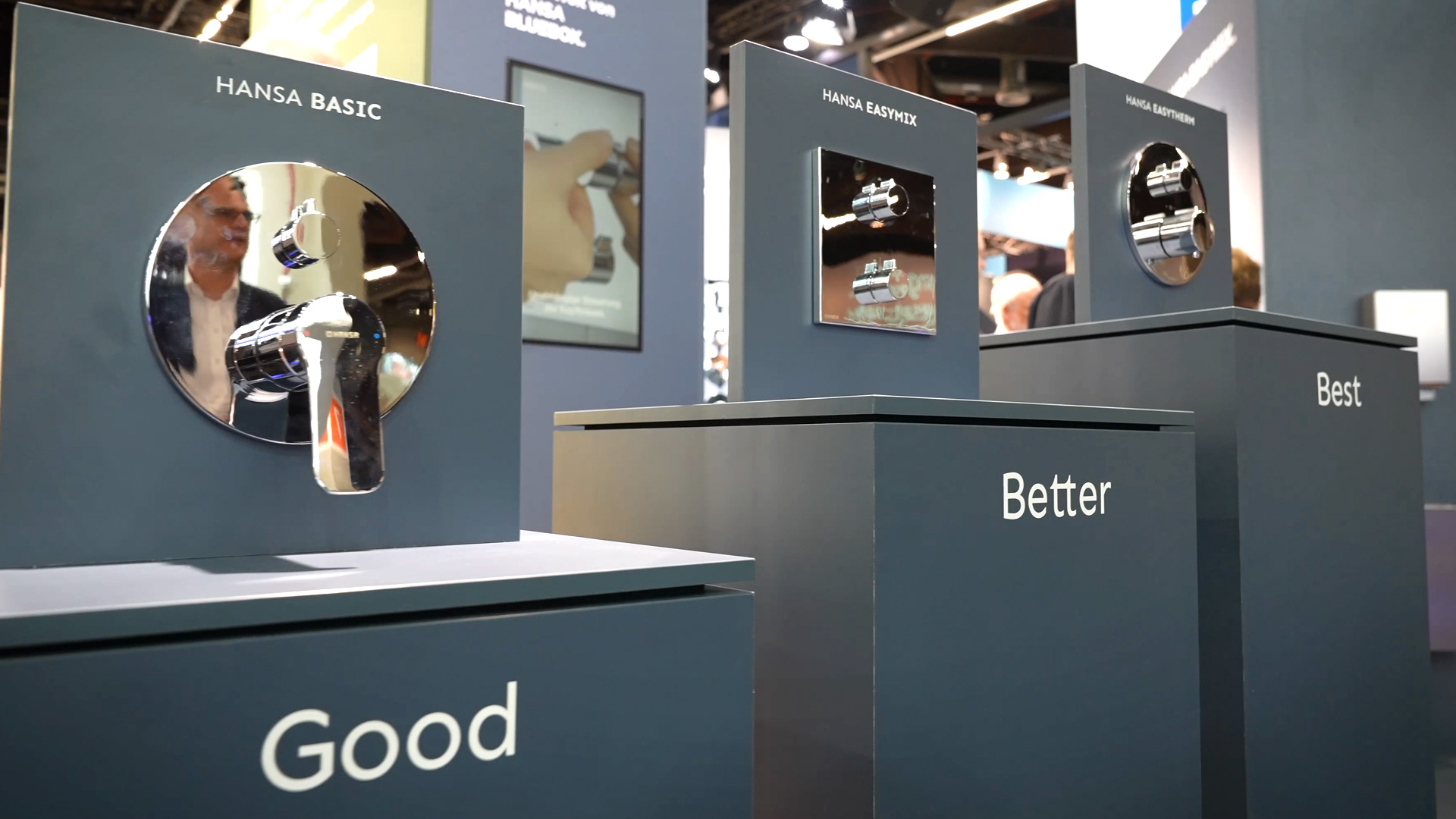 Mischsystem Dusche Wasservolumen und Temperatur präzise einstellen