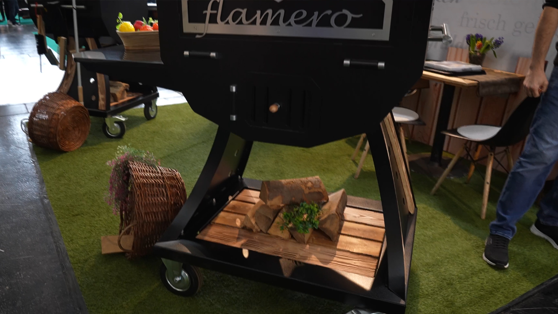 Holzbackofen zum Backen und Grillen