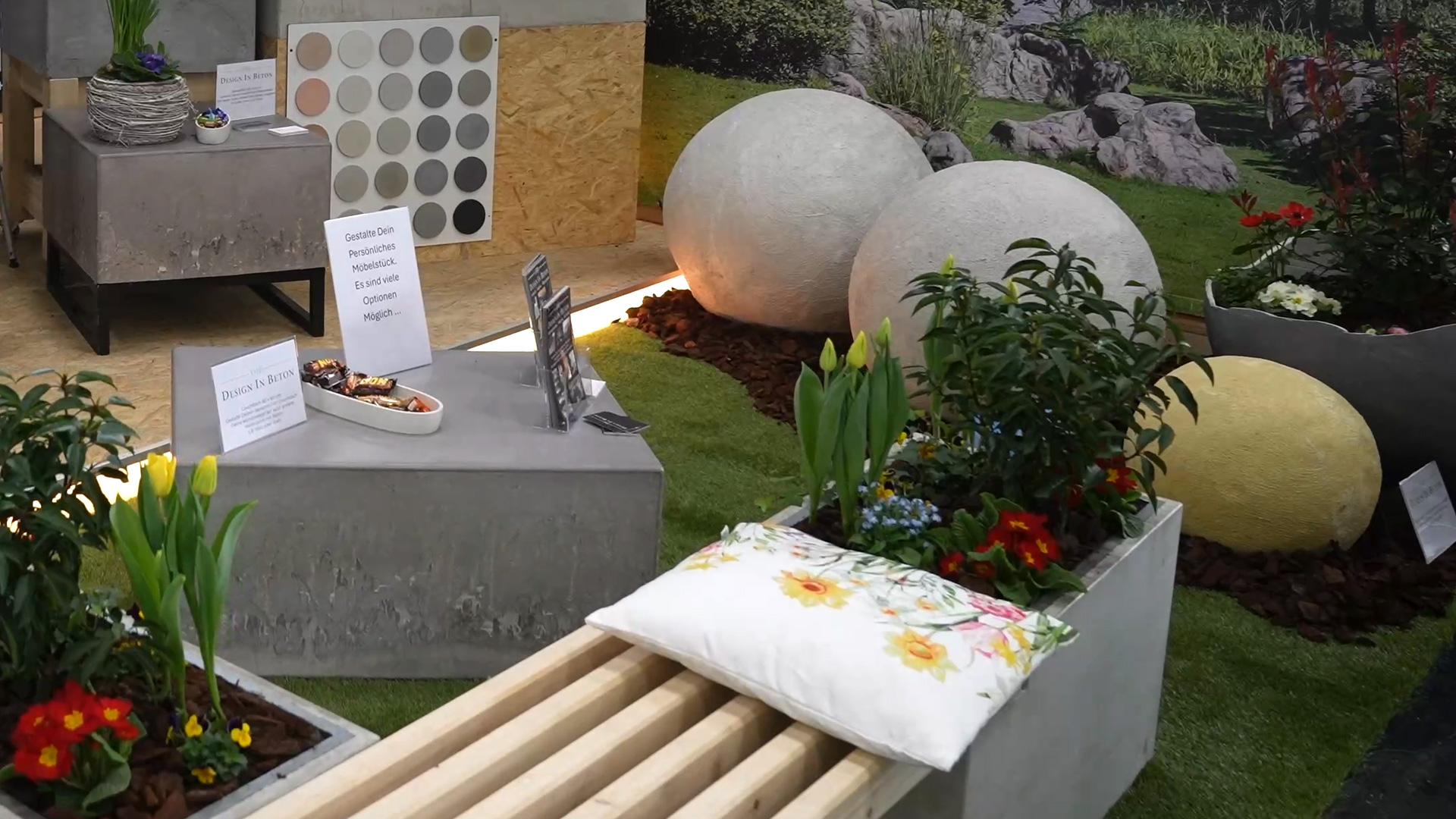 Moebel aus Beton geringer Pflegeaufwand