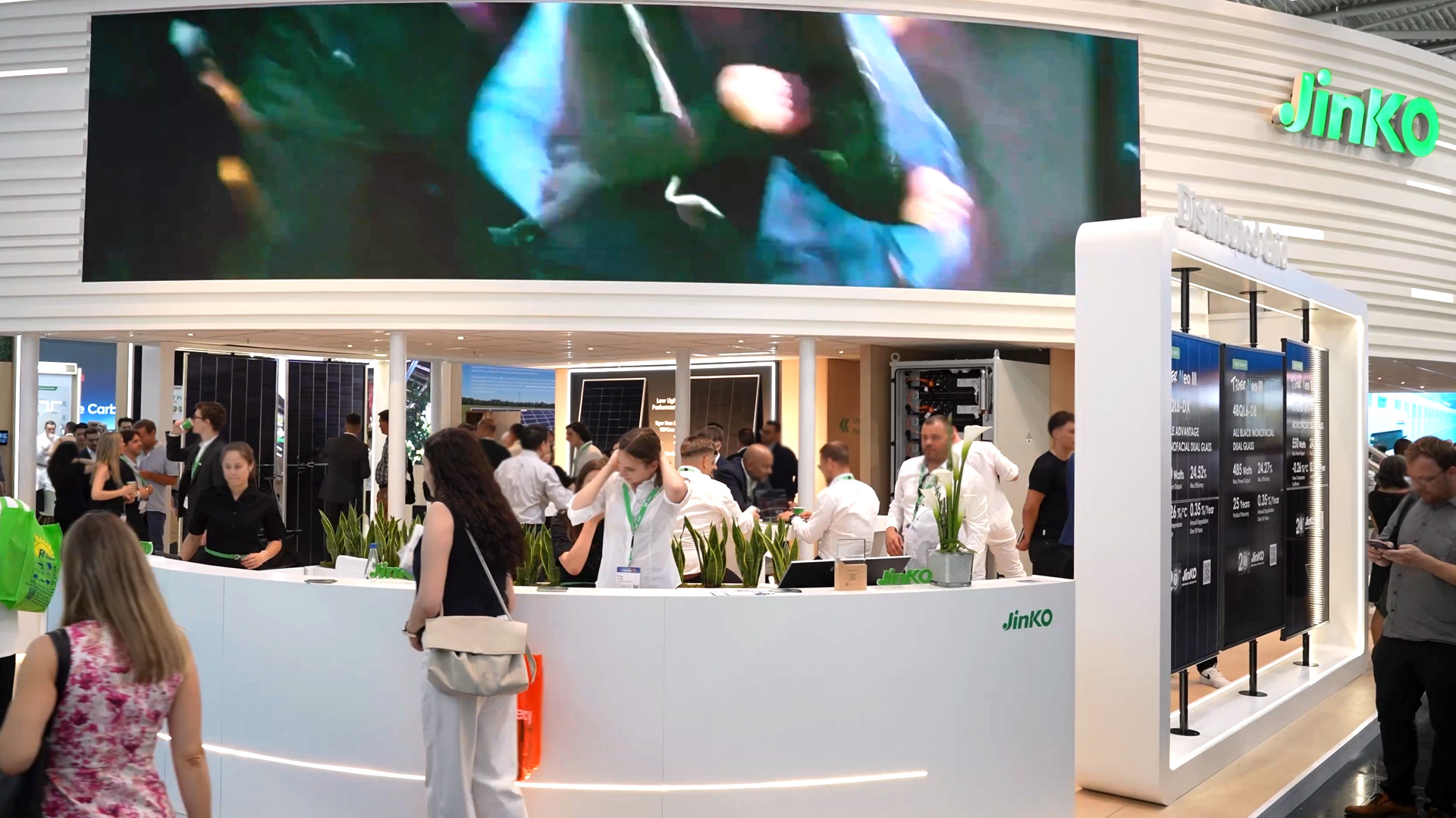 Jinko Solar Module Neuheiten Intersolar Europe Messe Muenchen