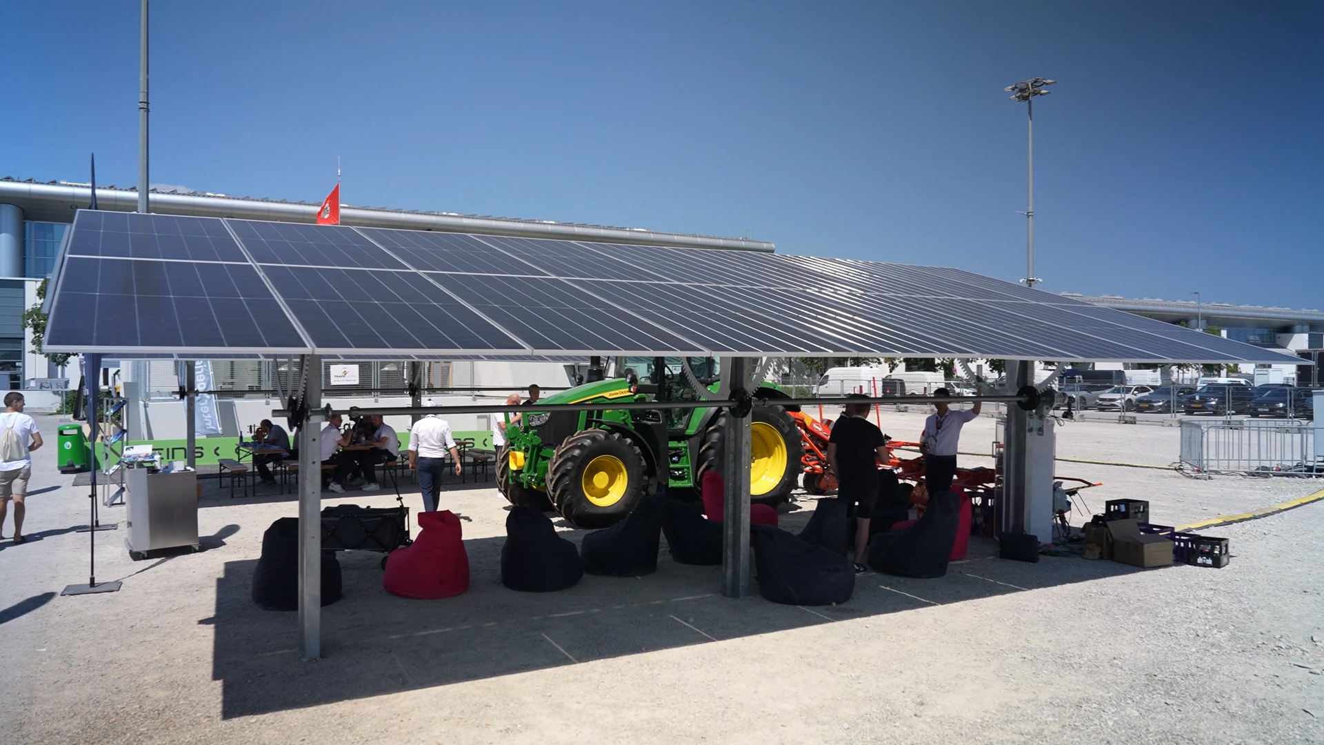 Solartracker verlagern Stromproduktion in Solarparks