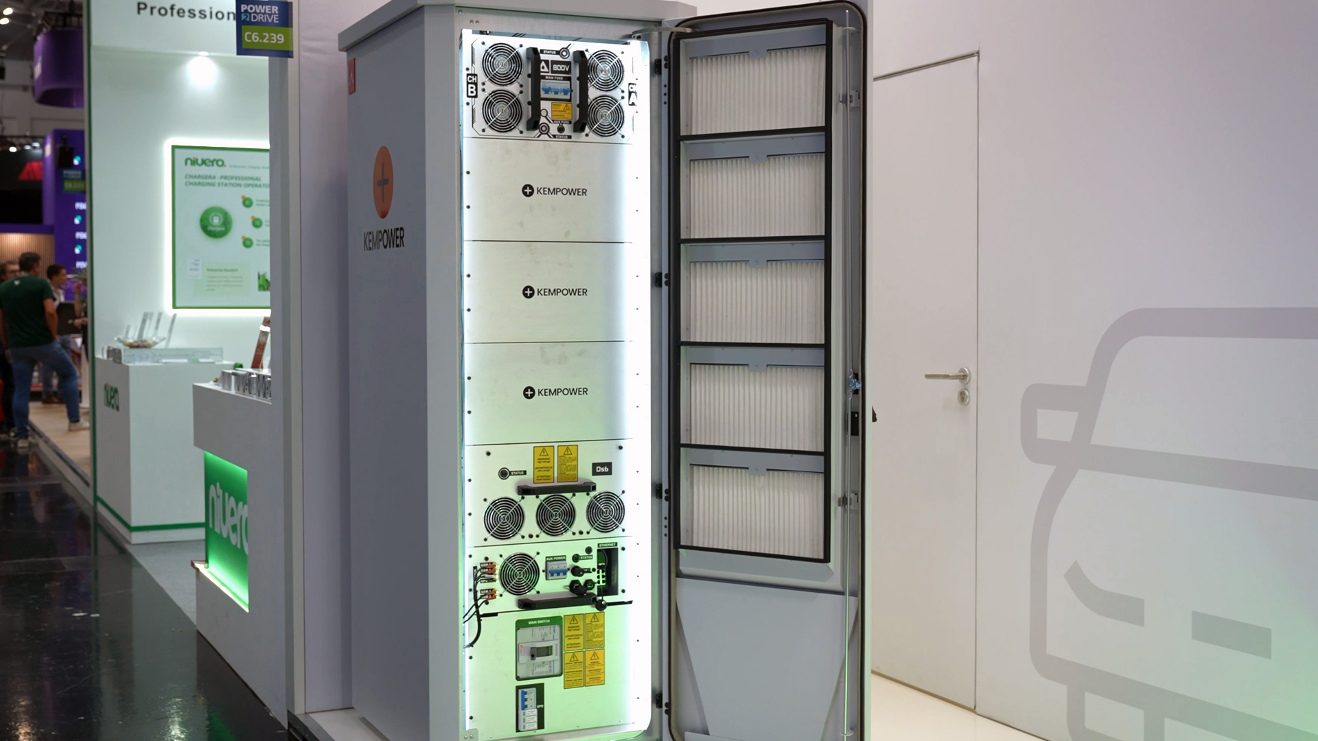 Kempower Power Cabinet bildet die Basis des Ladesystems
