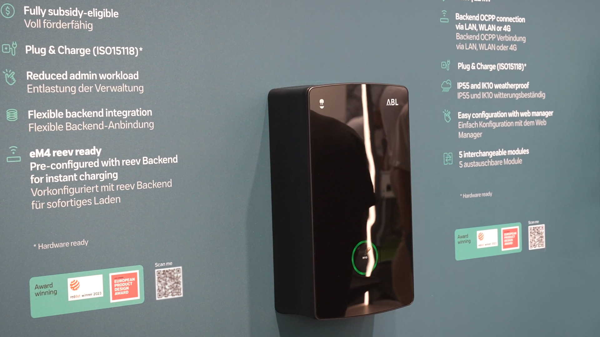 Wallbox für Elektrofahrzeuge Award Gewinner