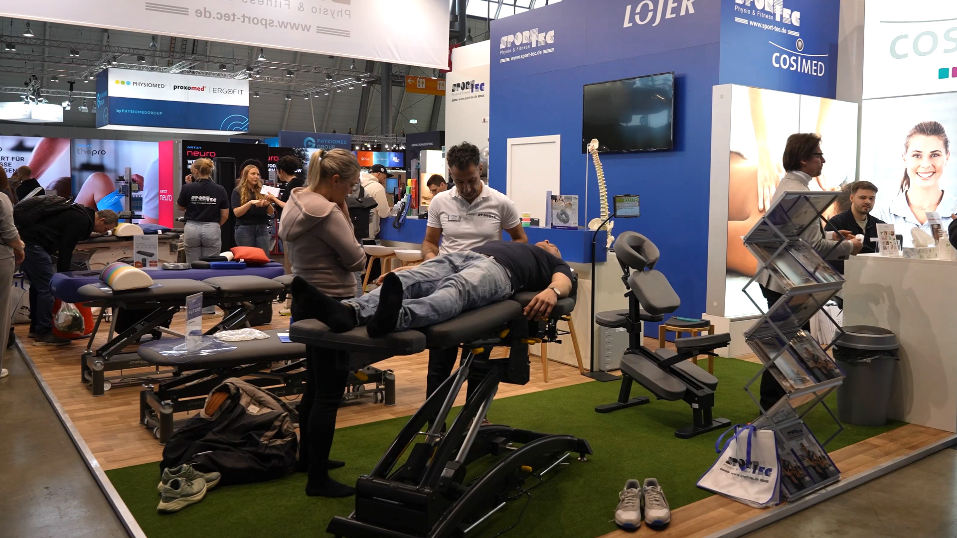 Sport Tec Therapieliege zur Entlastung im therapeutischen Alltag