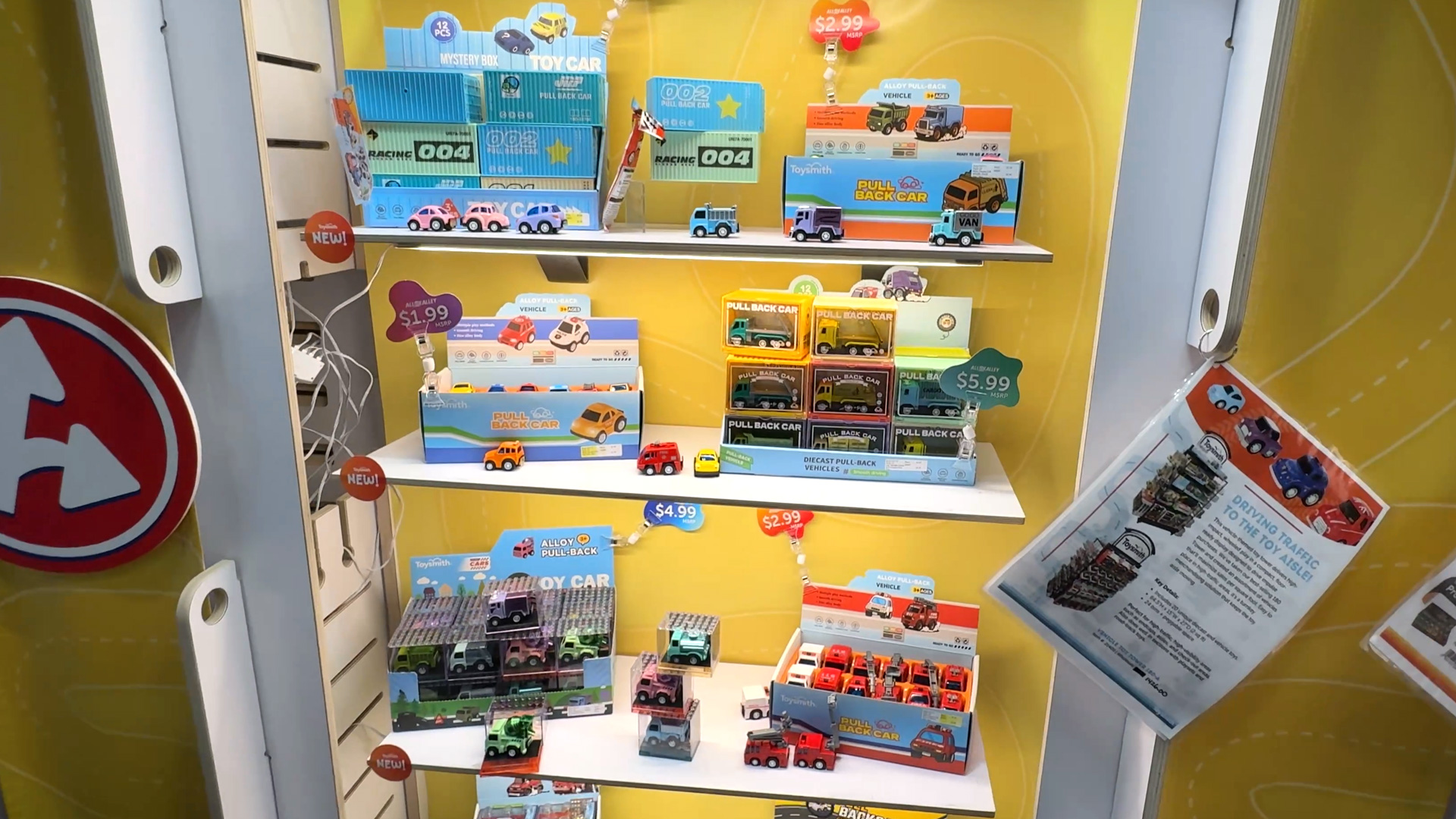 Alloy Alley Pull Back Cars Spielzeugautos fuer Kinder