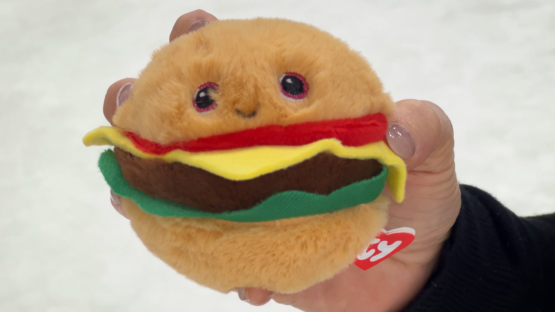 Beanie Bouncer Spielzeug im Burger Design