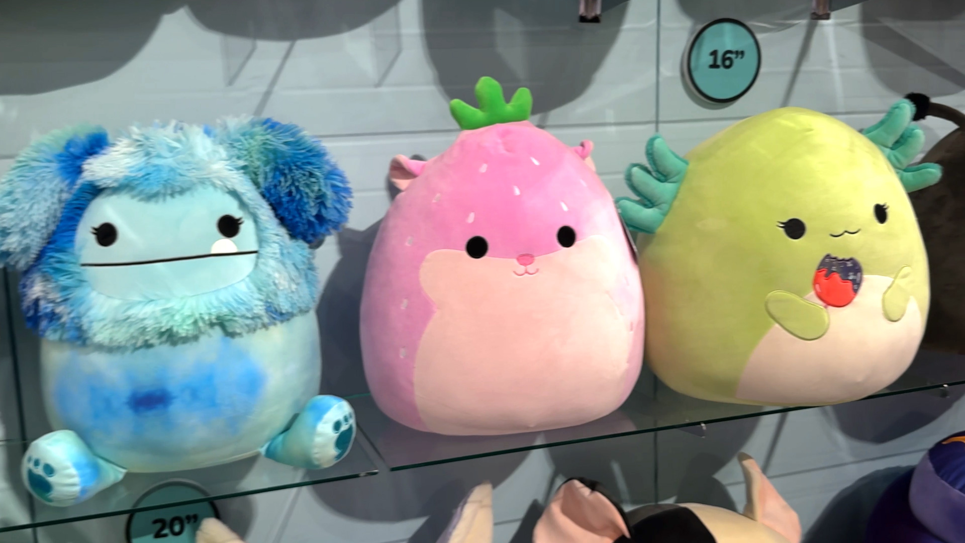 Squishmallows Plueschtiere im Animationsstil
