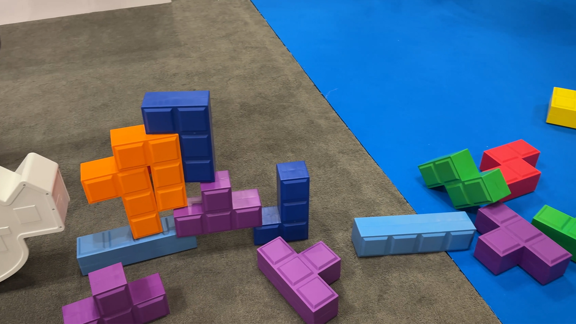 Tetris Tumble als physisches Geschicklichkeitsspiel