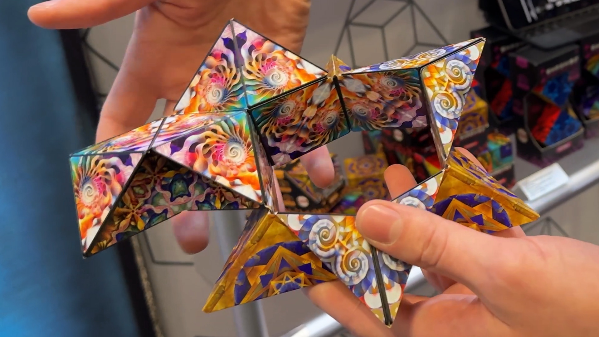 triangular Elemente Puzzle mit 36 Magneten