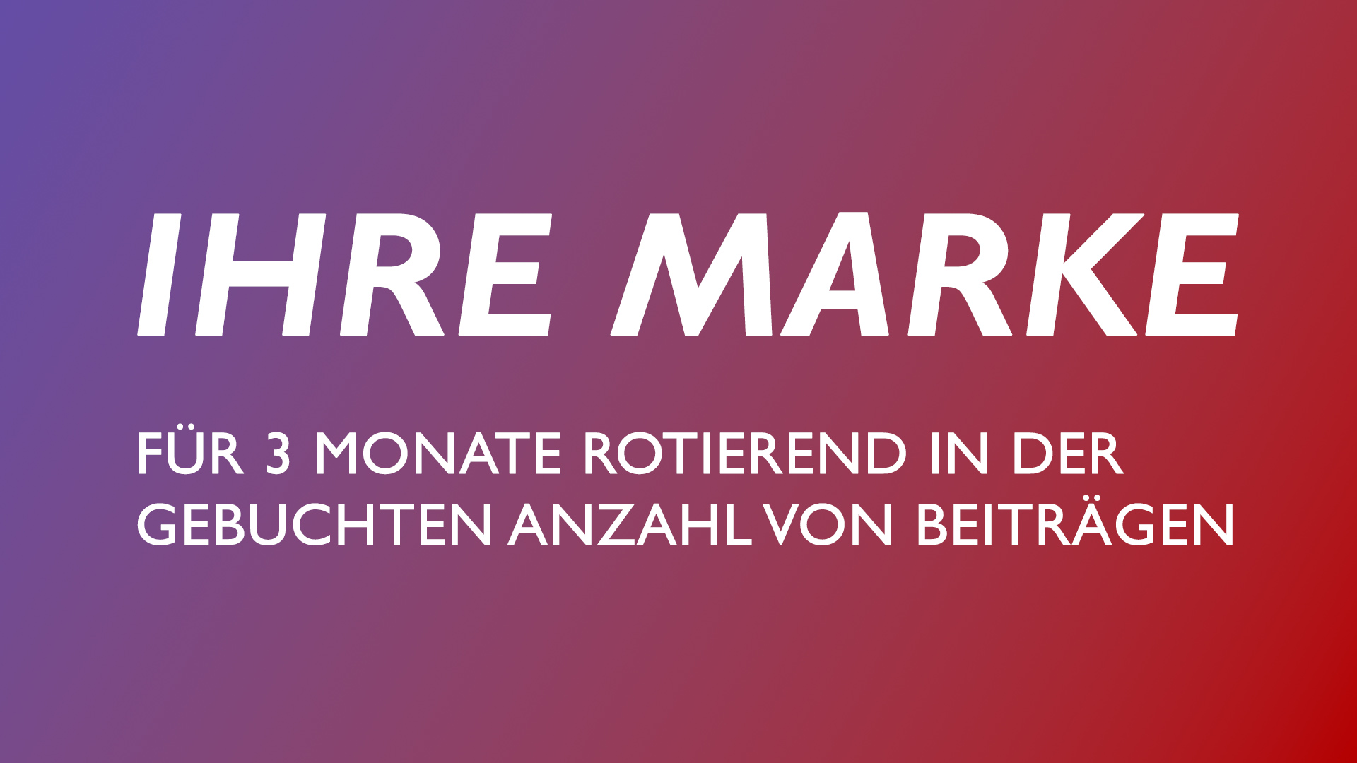 Muster Sponsor 3 Monate