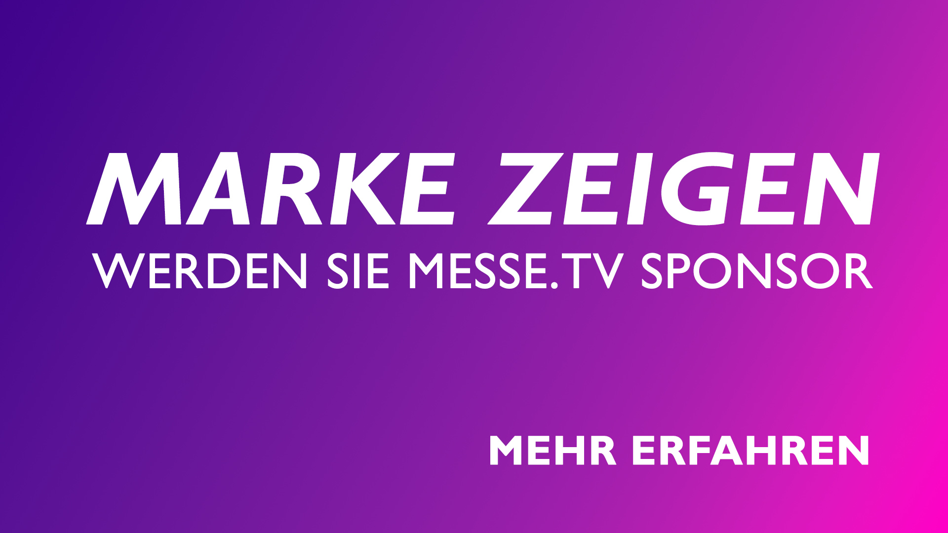 Sponsor werden