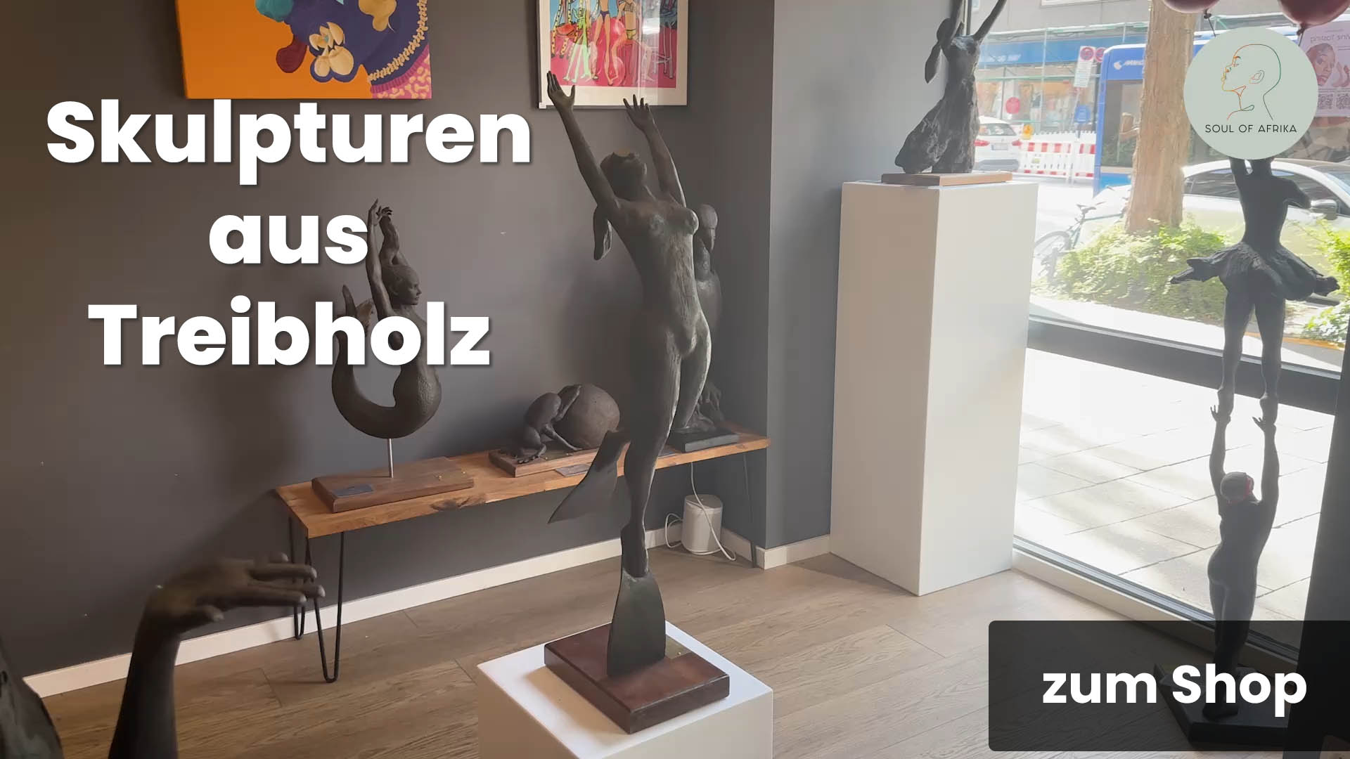 Treibholz Skulpturen Kunstgalerie Shop