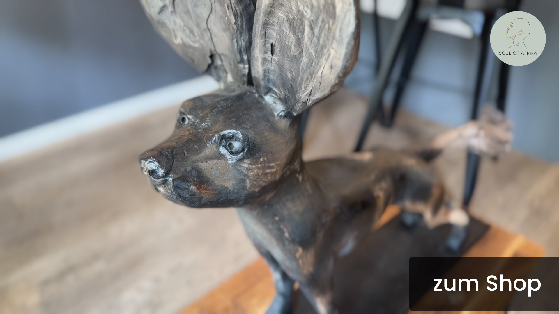 Wildhund Skulptur Kunstgalerie Shop