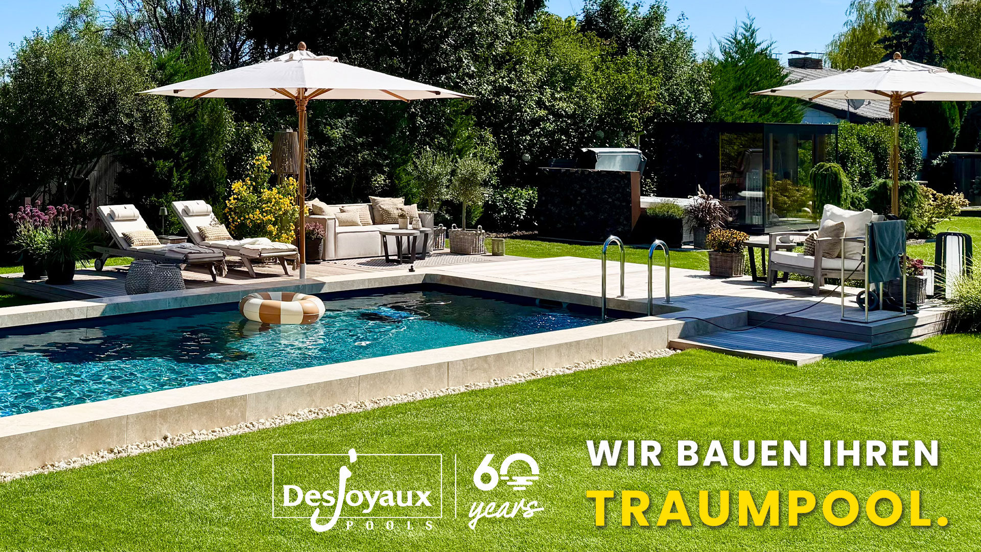 Wir bauen Ihren Pool im Garten