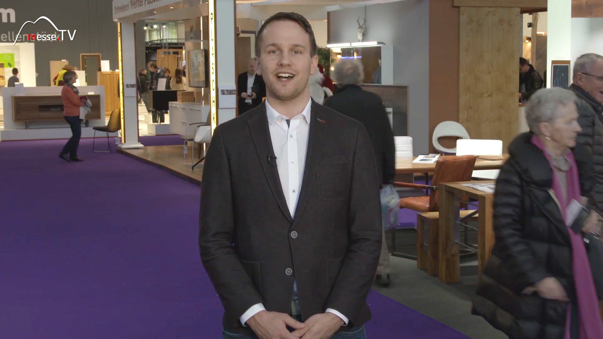 Presenter Trade fair TV Video reporting Trade fair Munich