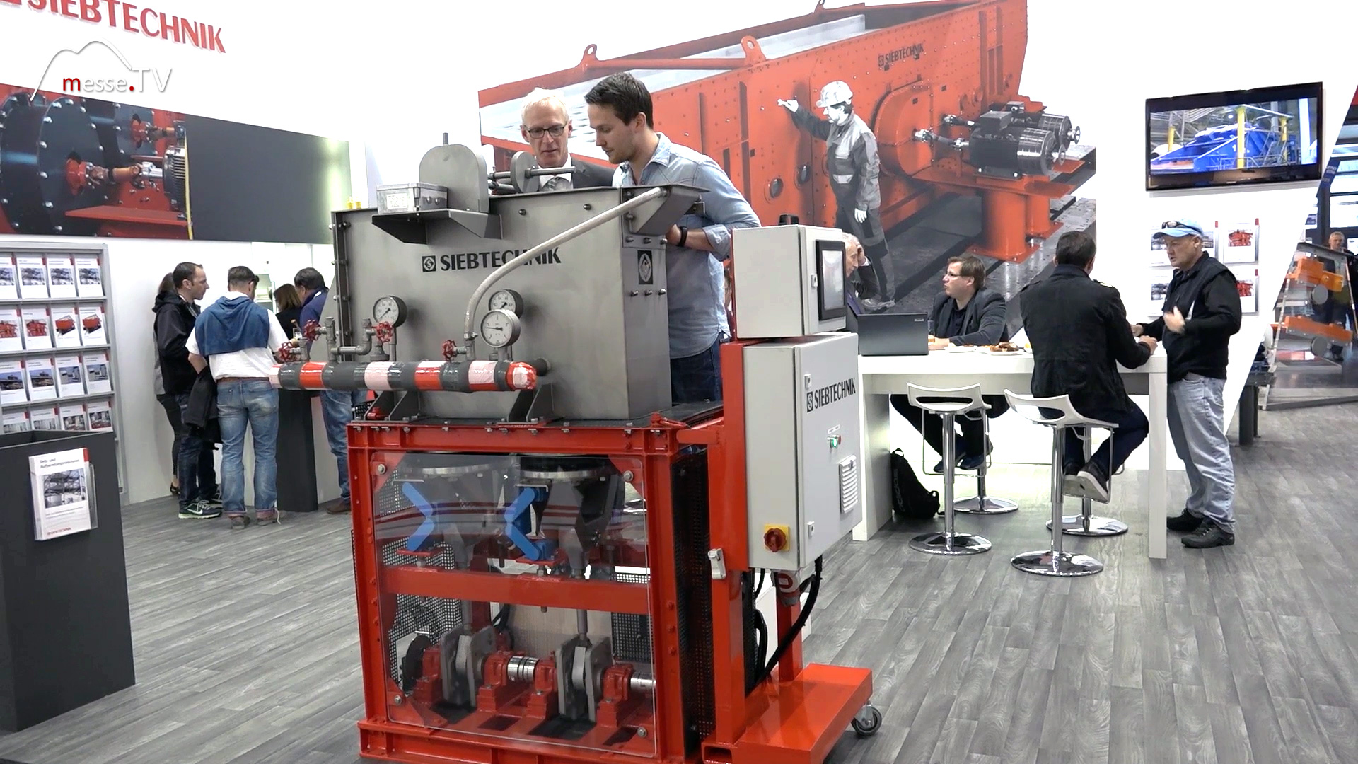 Screening technology setting machine bauma Munich trade fair