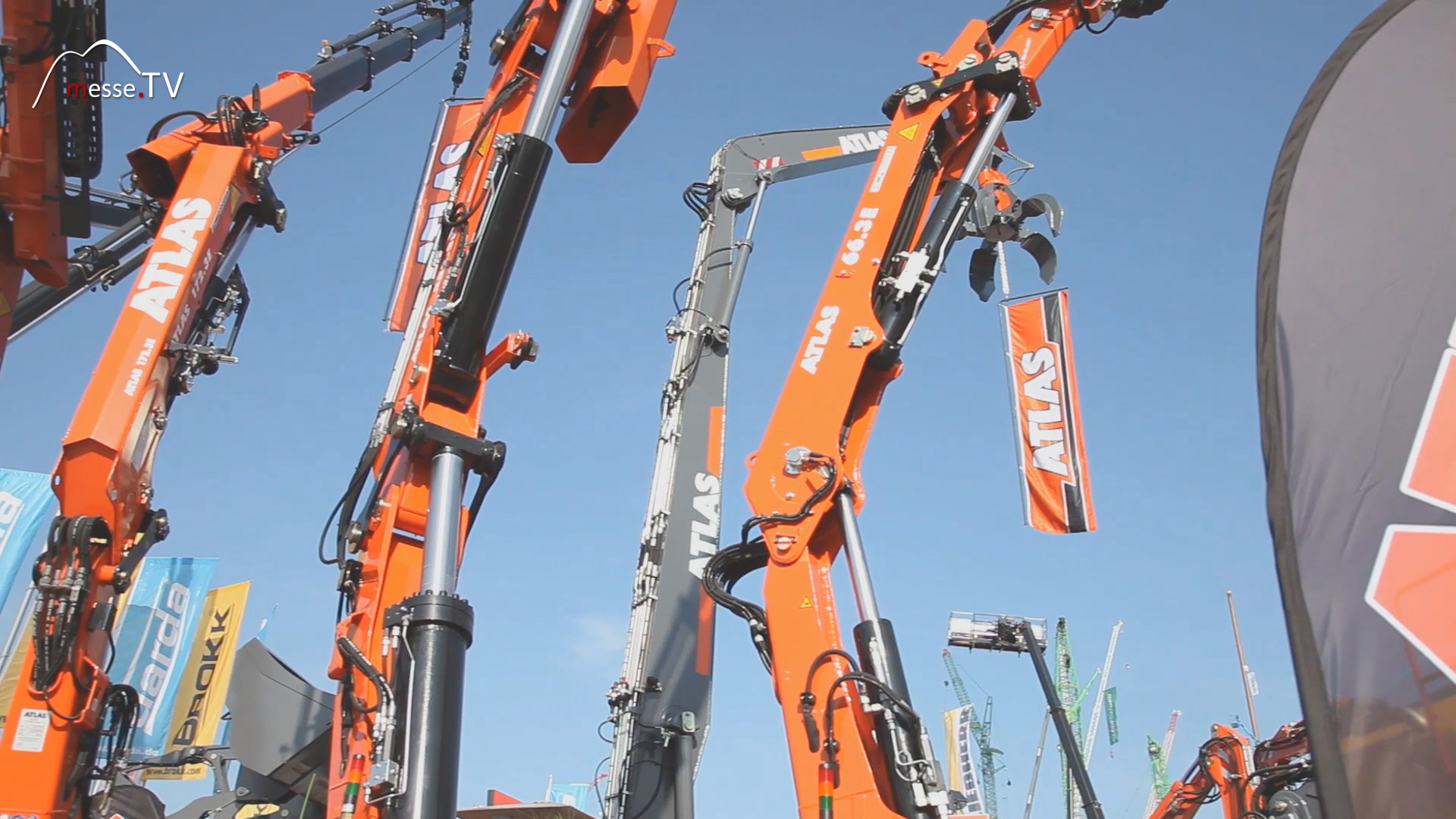 Atlas Crane Excavator bauma Munich