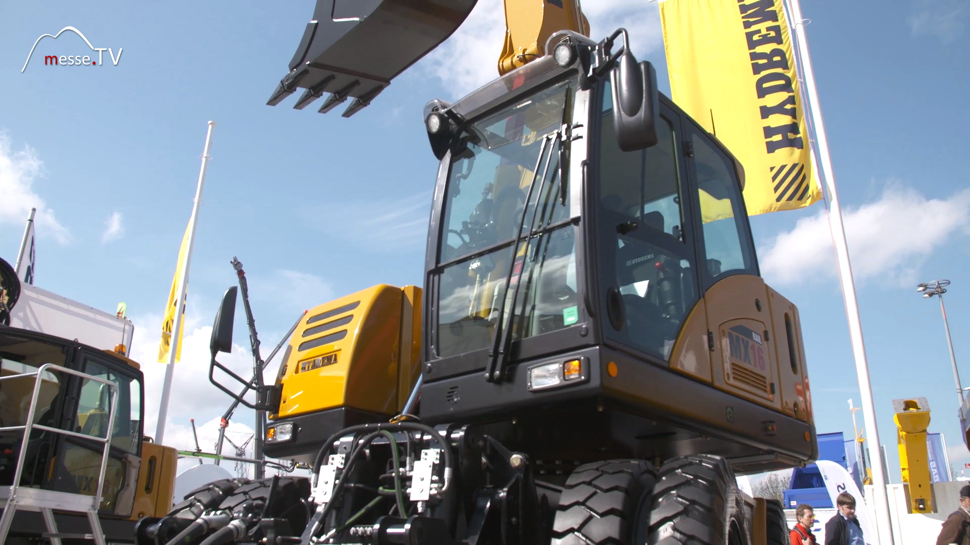 Hydrema Citybagger MX16 short rear radius front swing radius construction machinery fair bauma