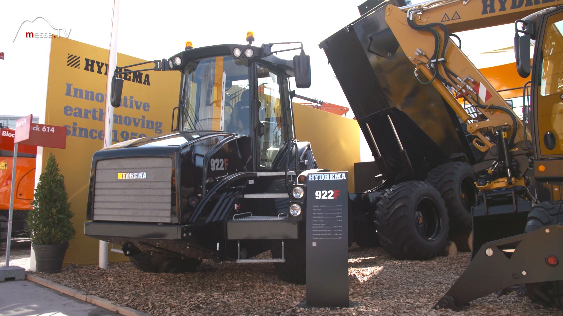 Hydrema Dumper Cab bauma leading fair construction machines