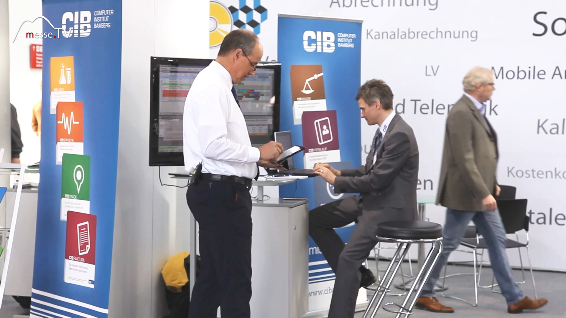 Trade fair appearance CIB Computer Institute Bamberg bauma Munich