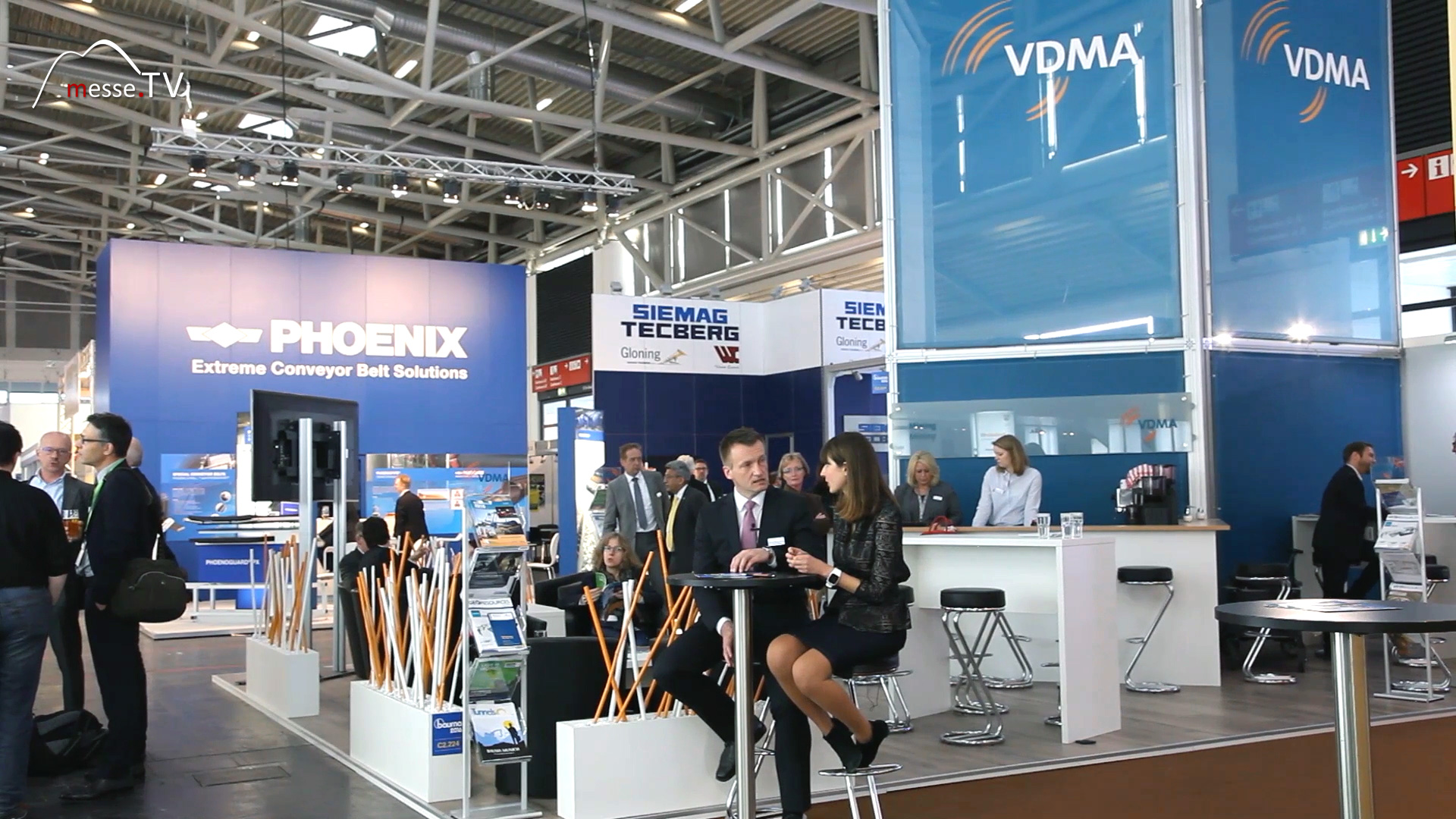 VDMA booth reporting MesseTV bauma fair munich