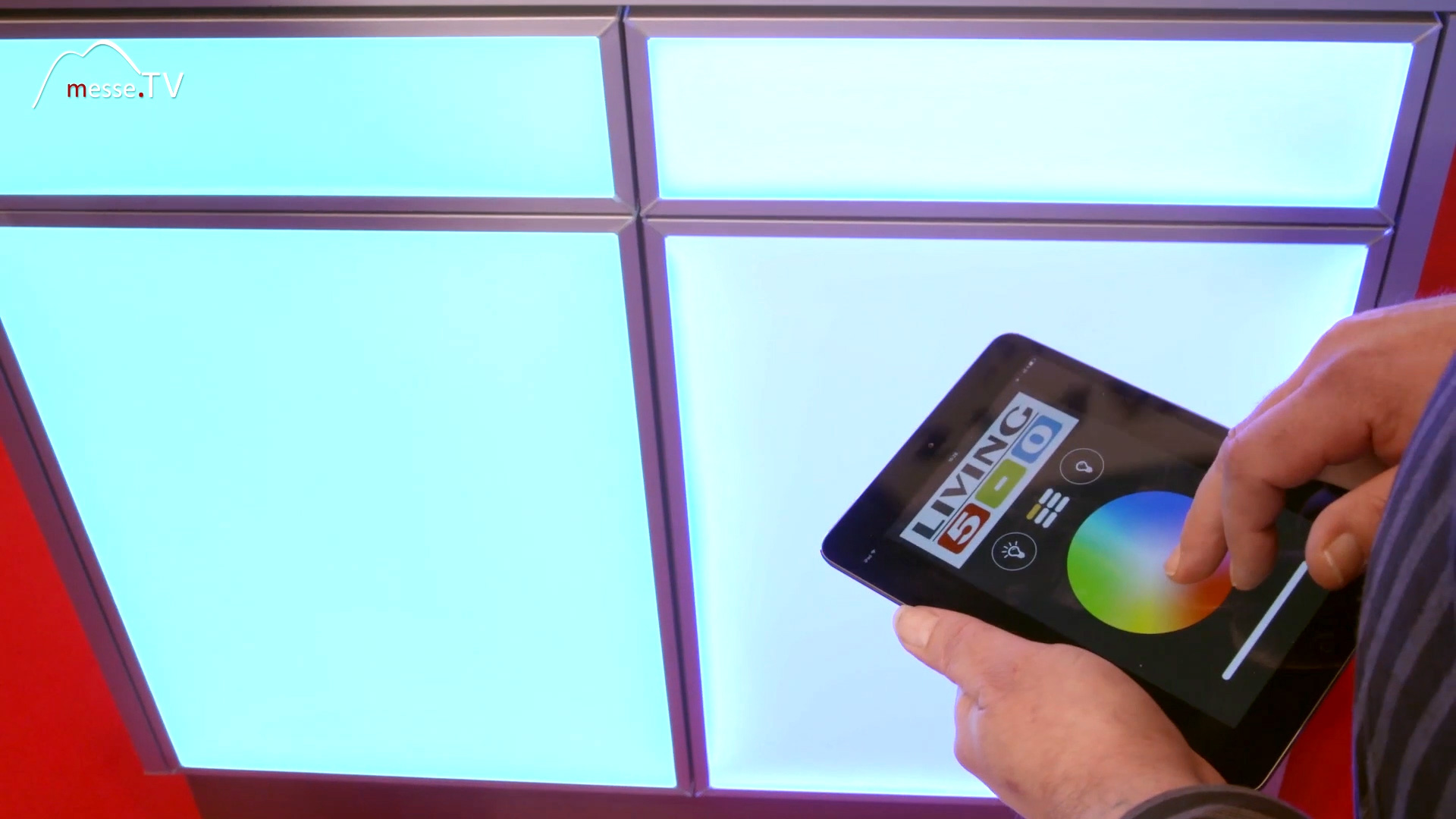 App for color control LED furniture