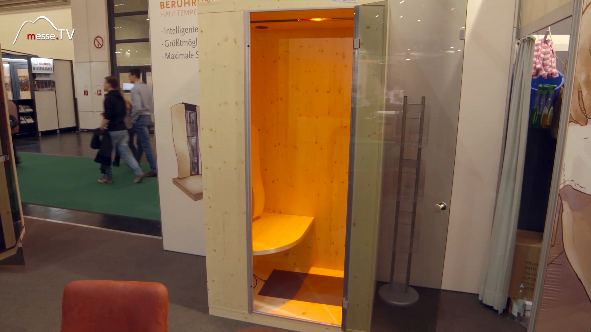 Compact infrared cabin wood Physiotherm