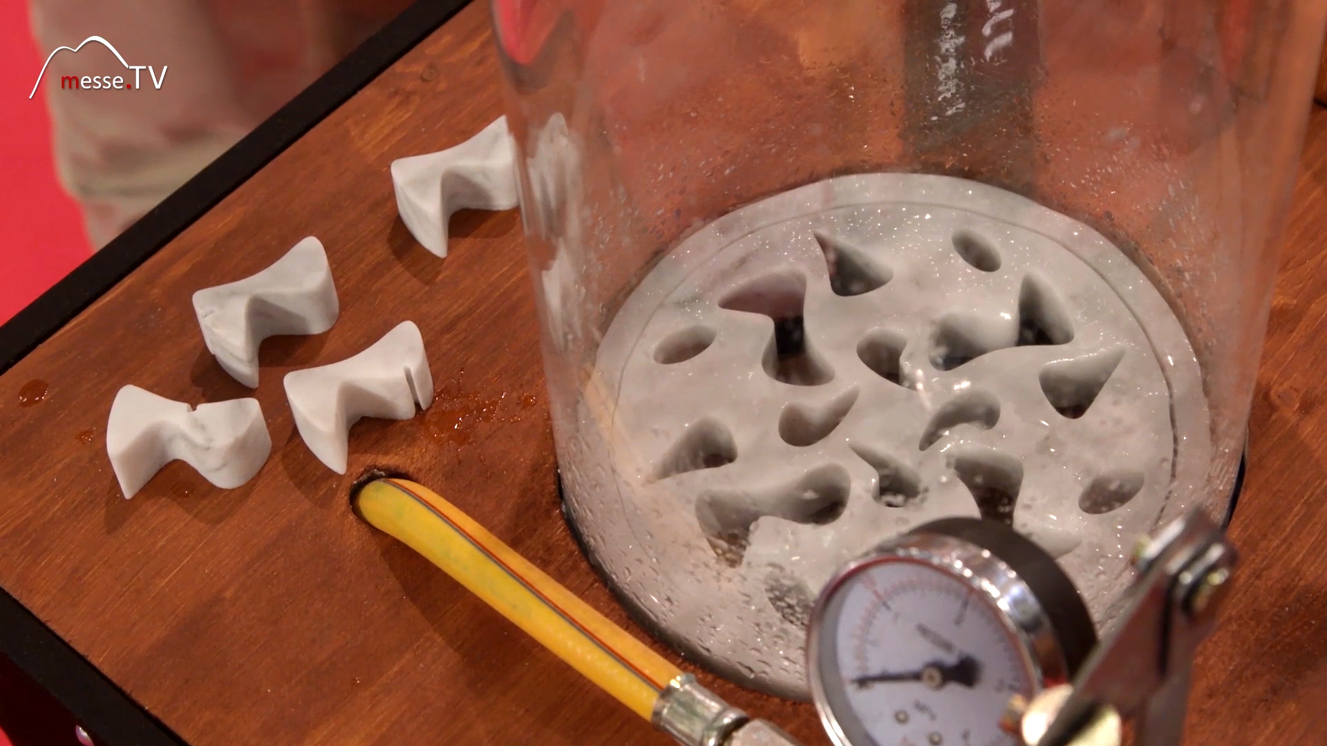 Custom marble granite drain shower with initials