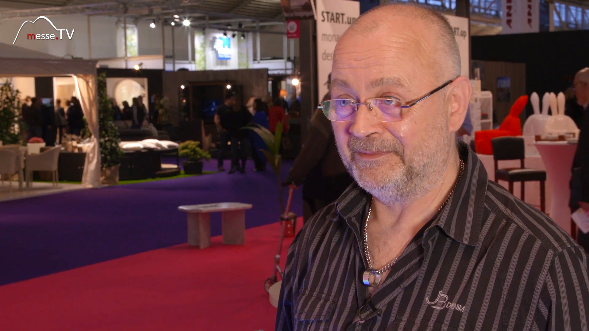 Fair TV interview Klaus Stubenrauch Living 5 0 Heim Handwerk 2016 Munich