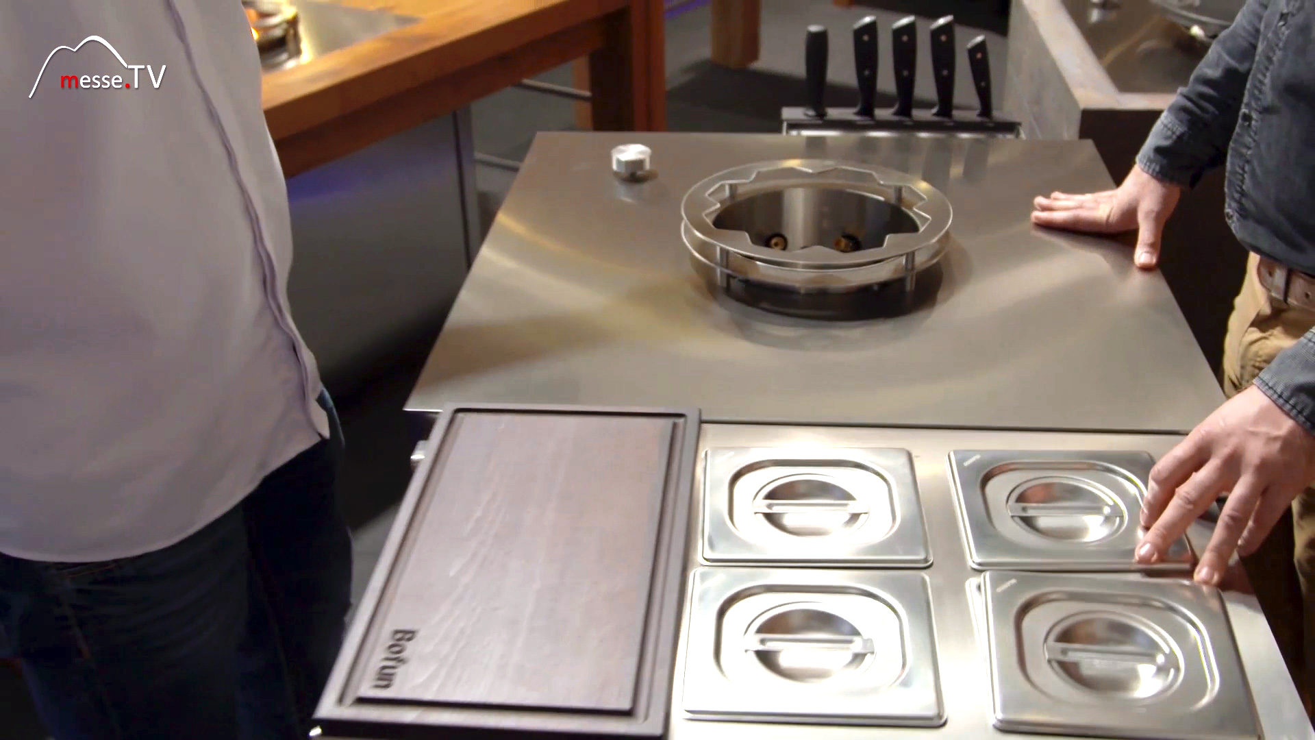 High quality kitchen table with gas hob Bofun