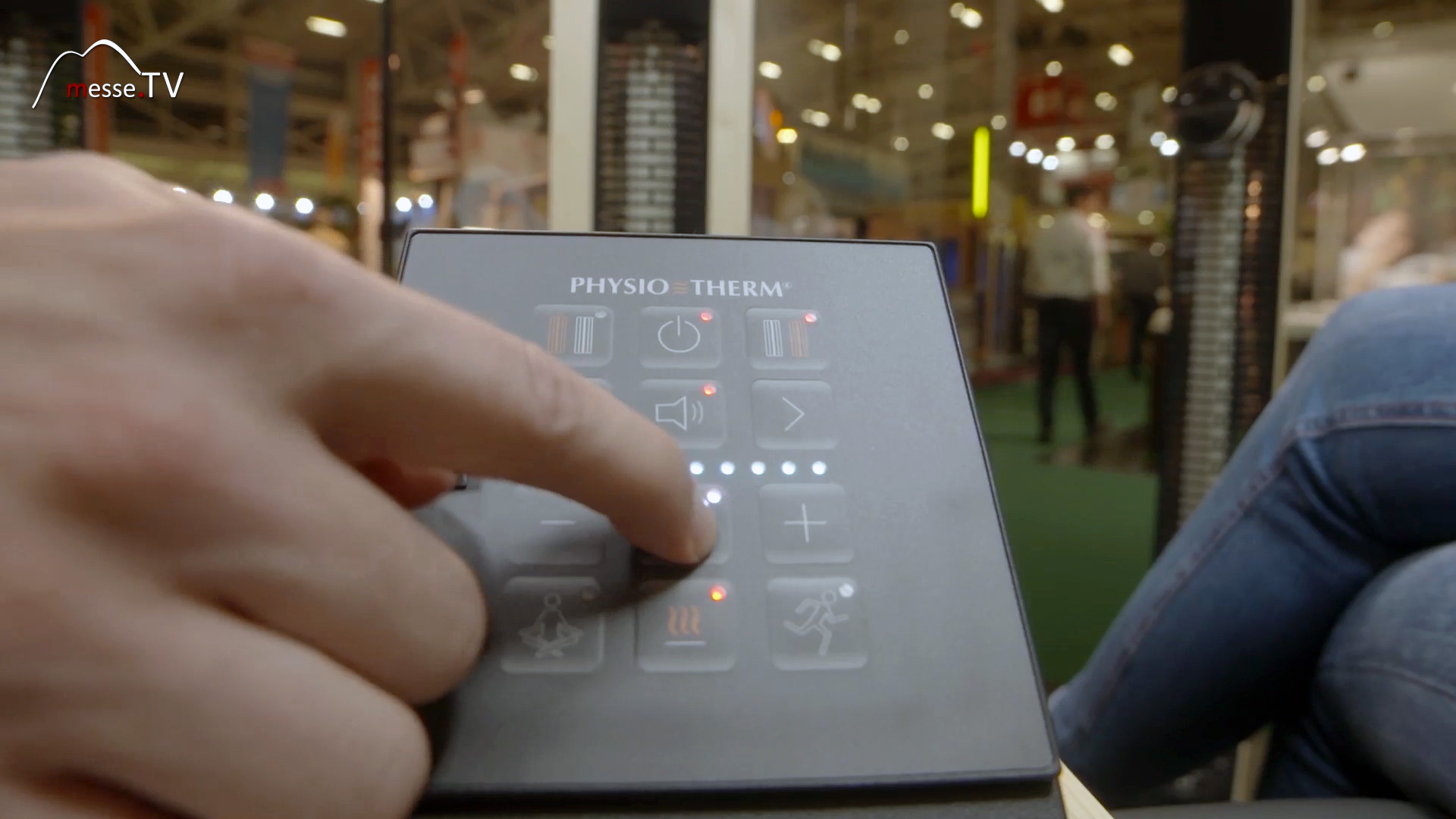 Settings infrared cabin Physiotherm