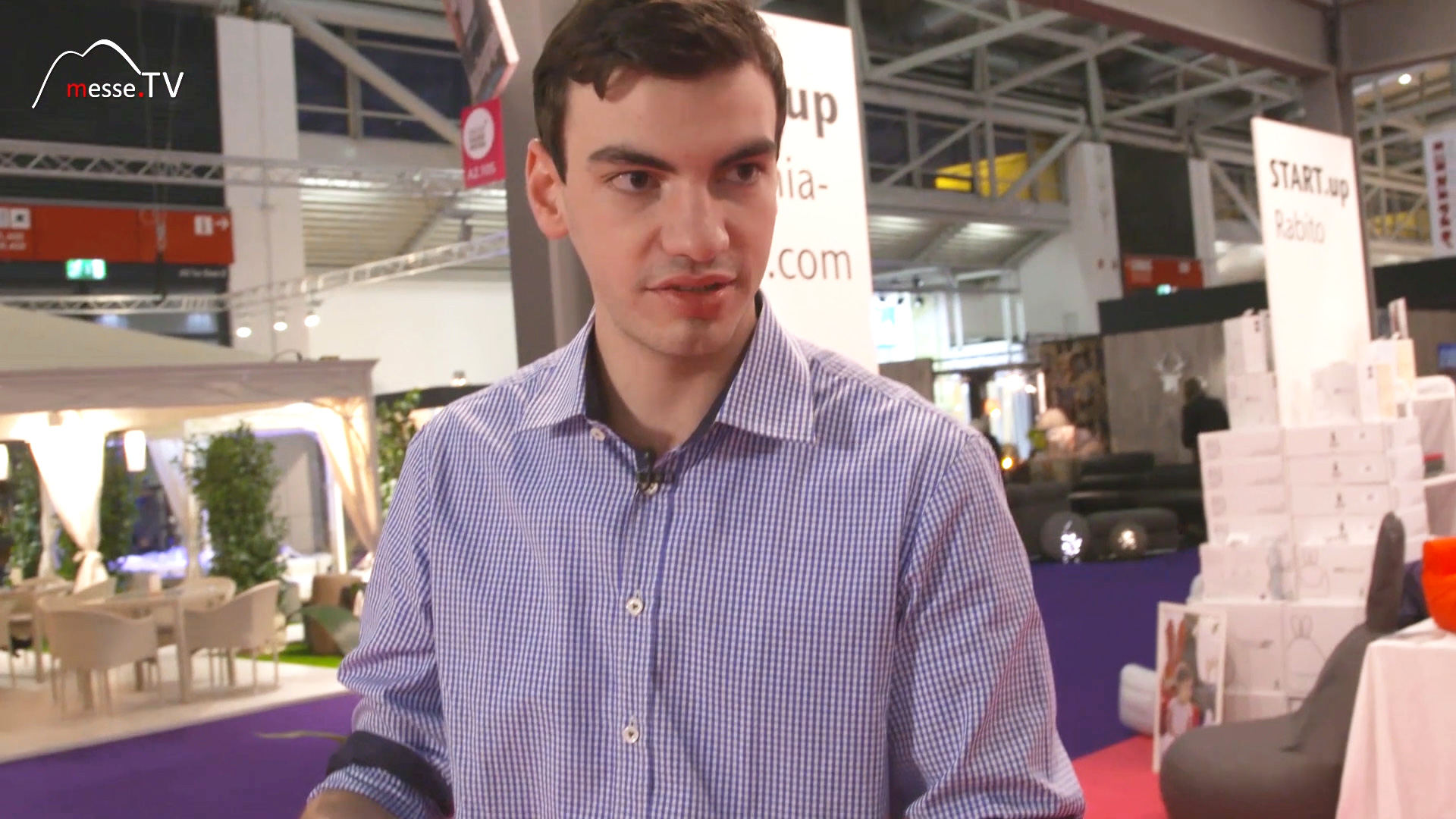 Trade Fair TV Interview Lennart Welter Monachia Design